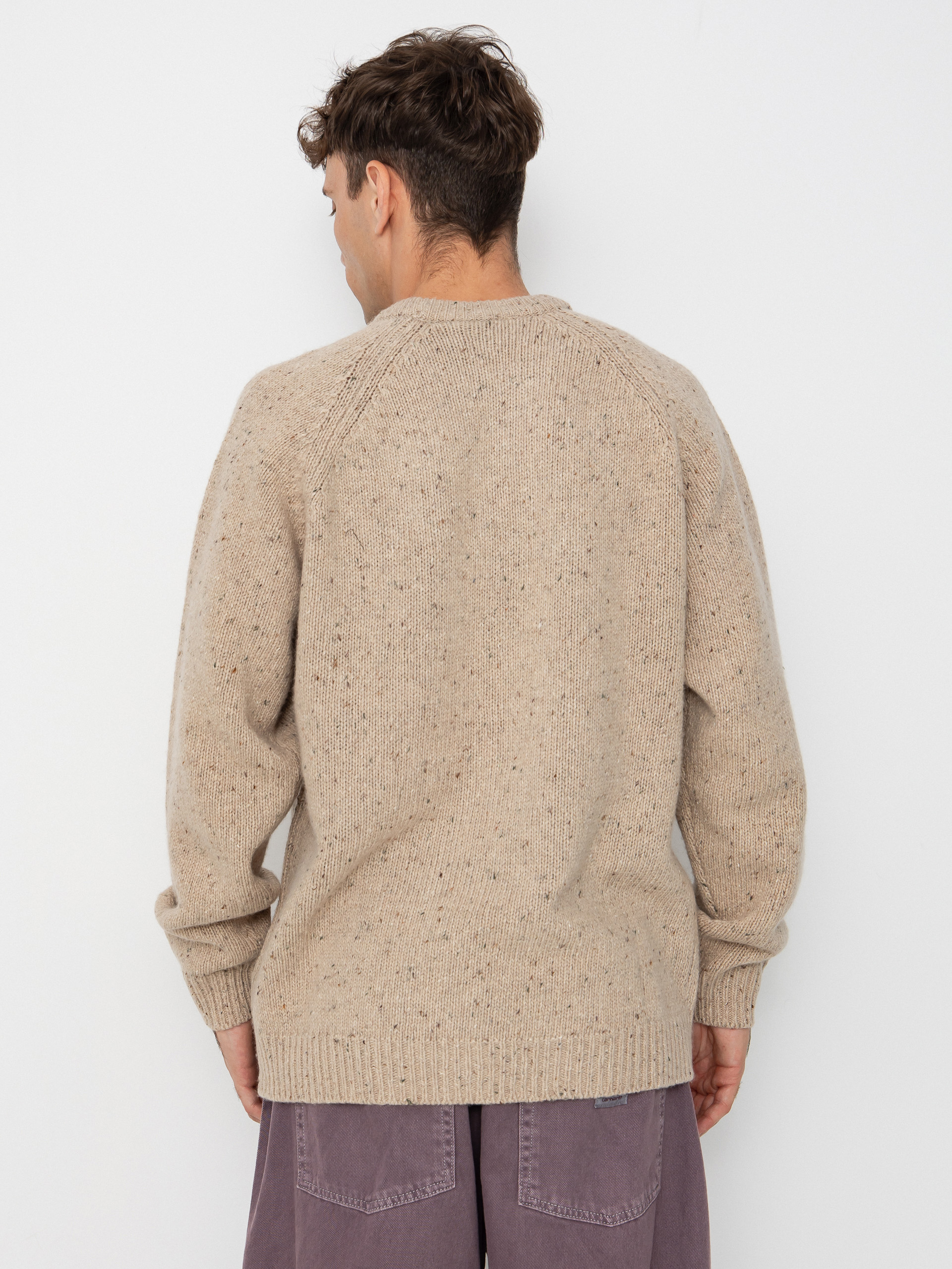 Sveter Carhartt WIP Anglistic (speckled fleur de sel)