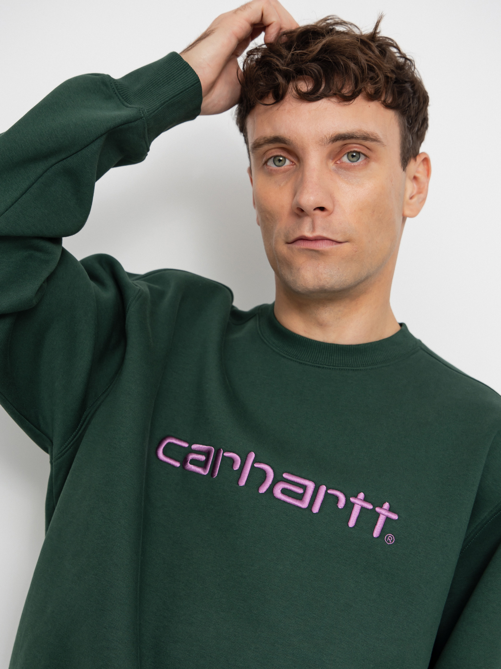 Mikina Carhartt WIP Carhartt (sycamore tree/phlox)