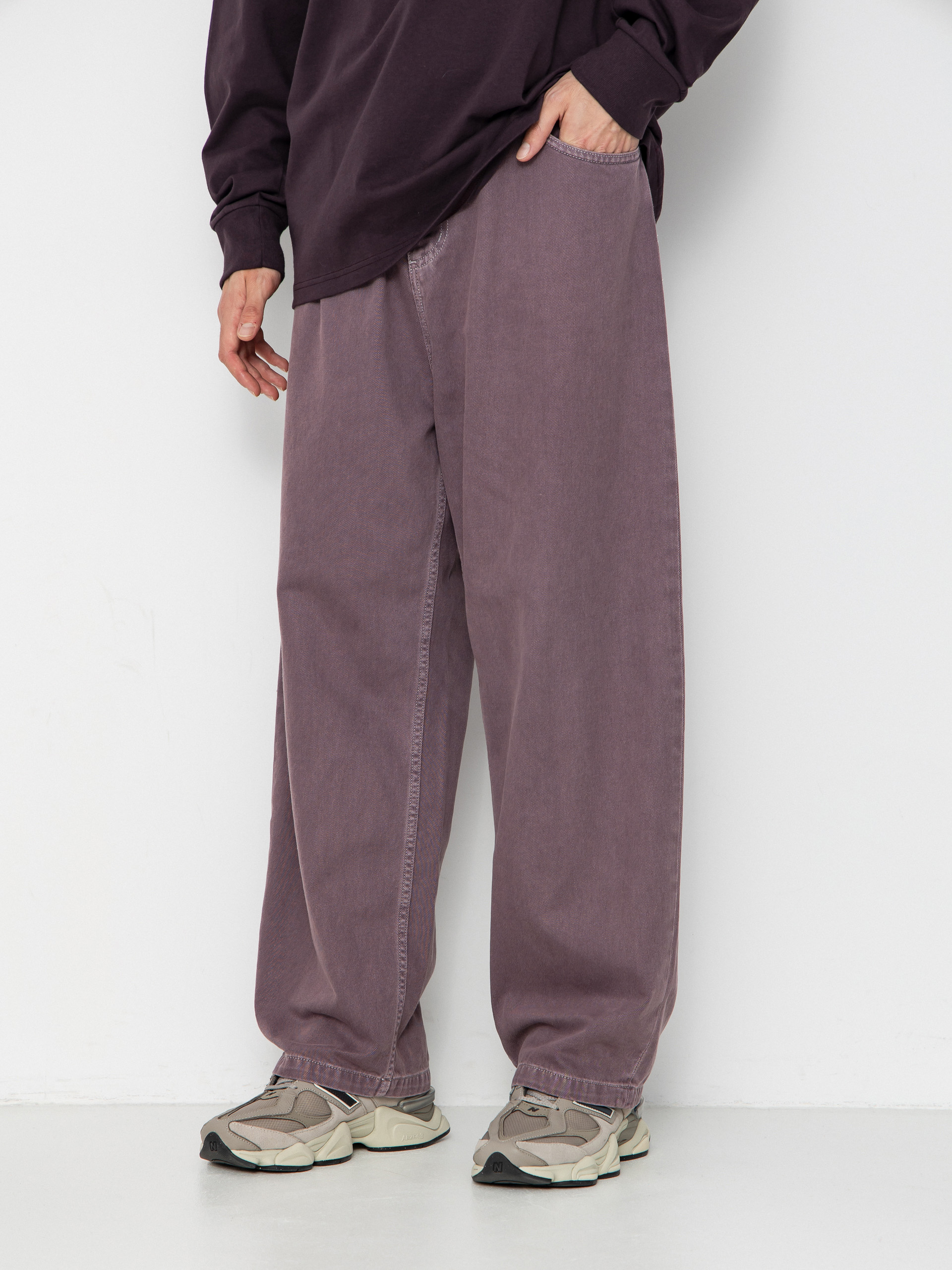 Nohavice Carhartt WIP Brandon (phlox/stone dyed)