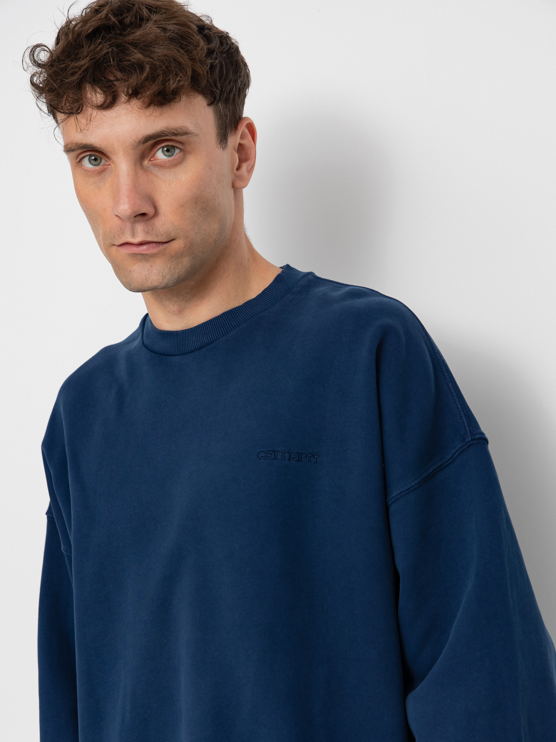 Mikina Carhartt WIP Benton (jupiter/garment dyed)
