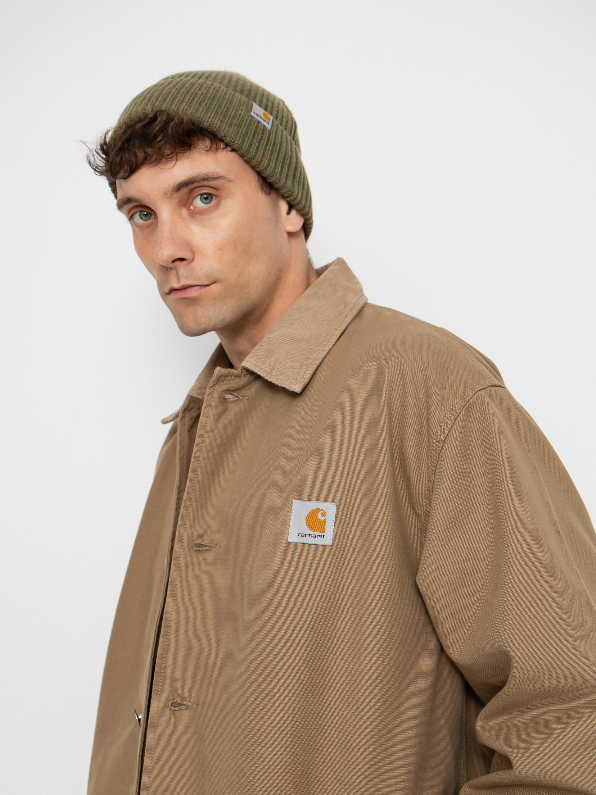 Kabát Carhartt WIP Webster Coat (leather/leather/rinsed)