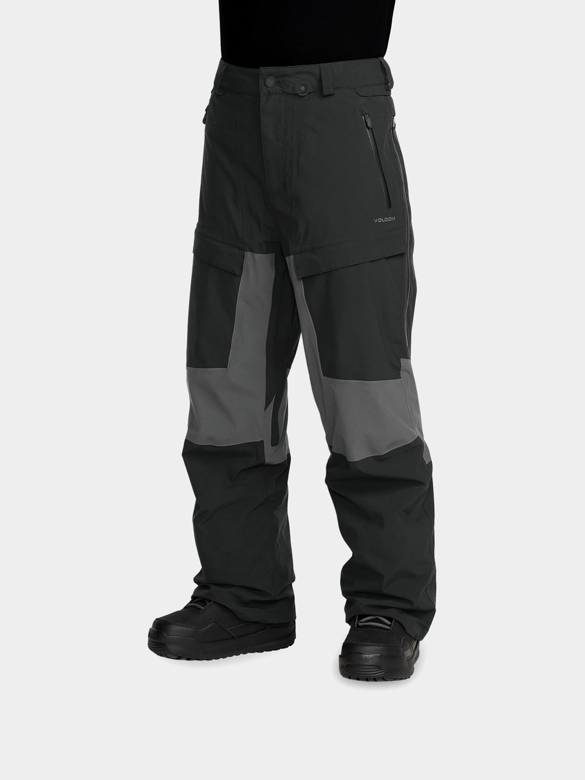 Pánske Snowboardové nohavice Volcom Rnge Stretch 30K (black)