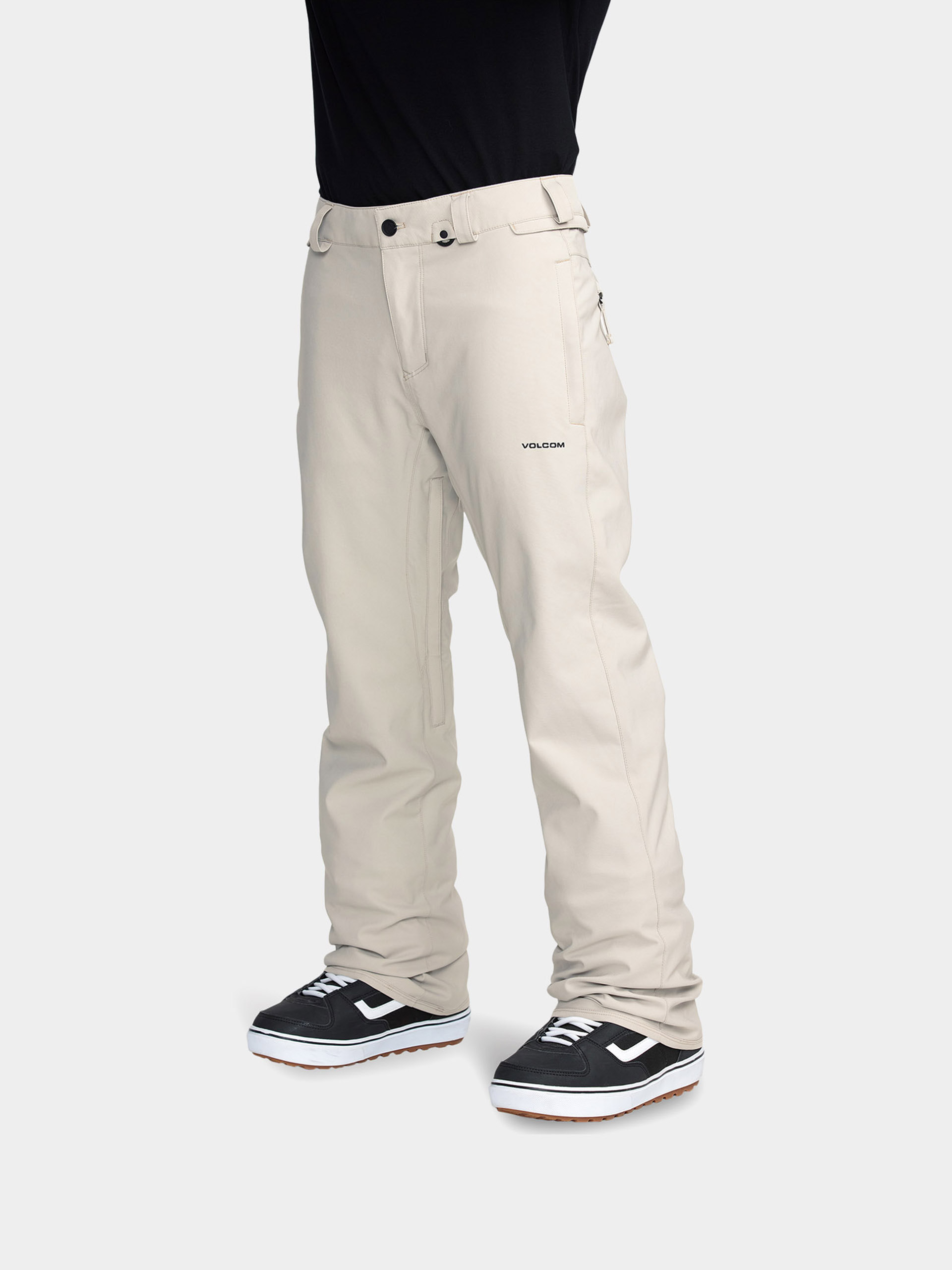 Pánske Snowboardové nohavice Volcom Freakin Snow Chino (stone)