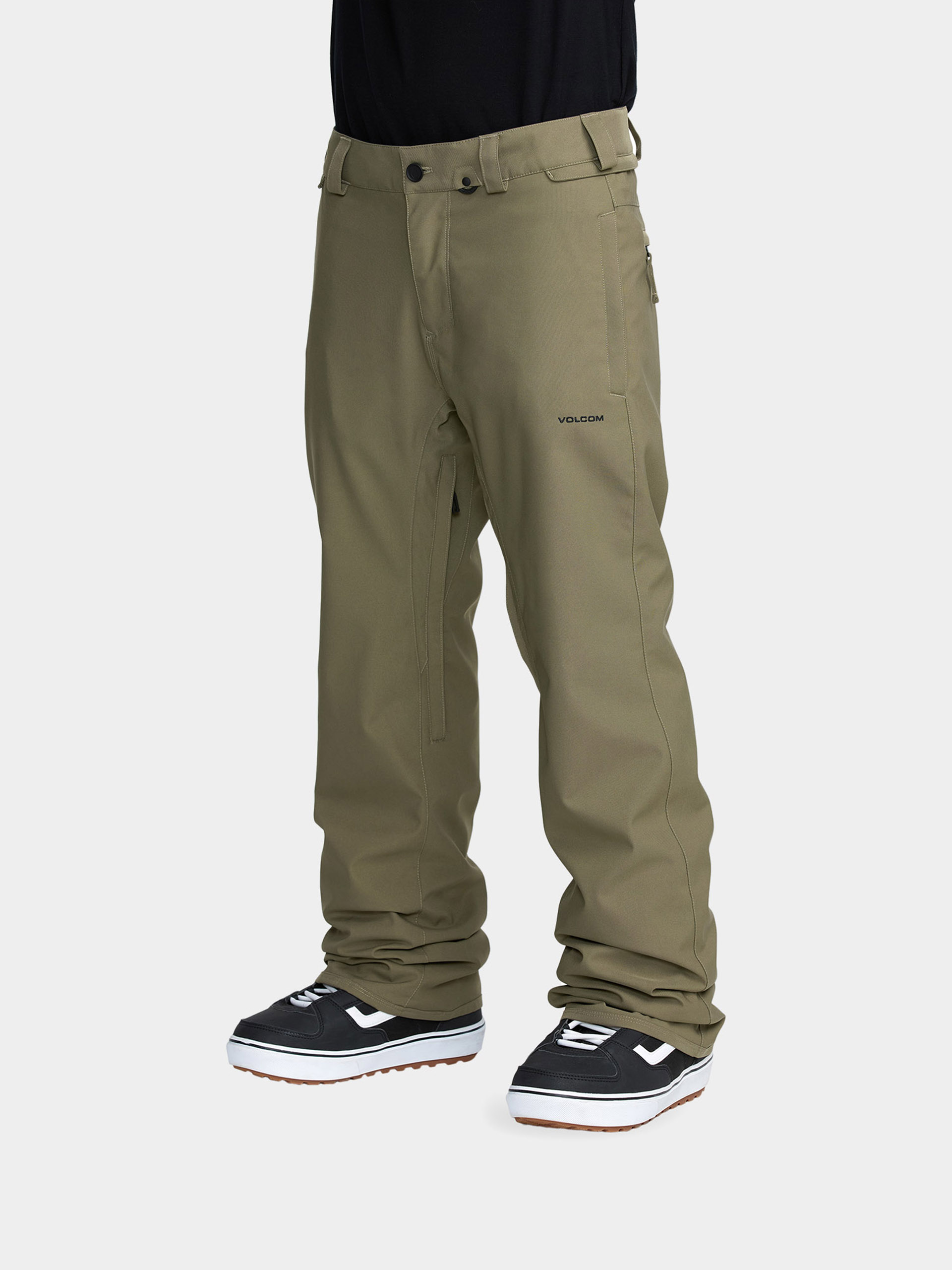 Pánske Snowboardové nohavice Volcom Freakin Snow Chino (military)