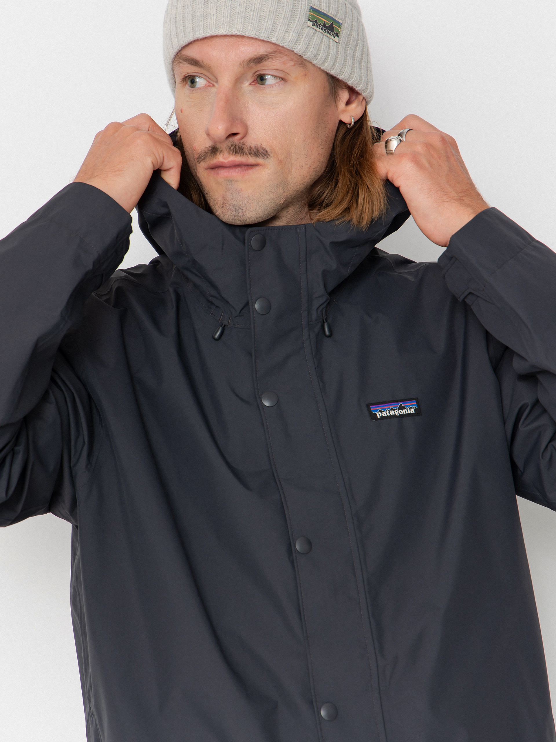 Bunda Patagonia Jackson Glacier Rain (ink black)