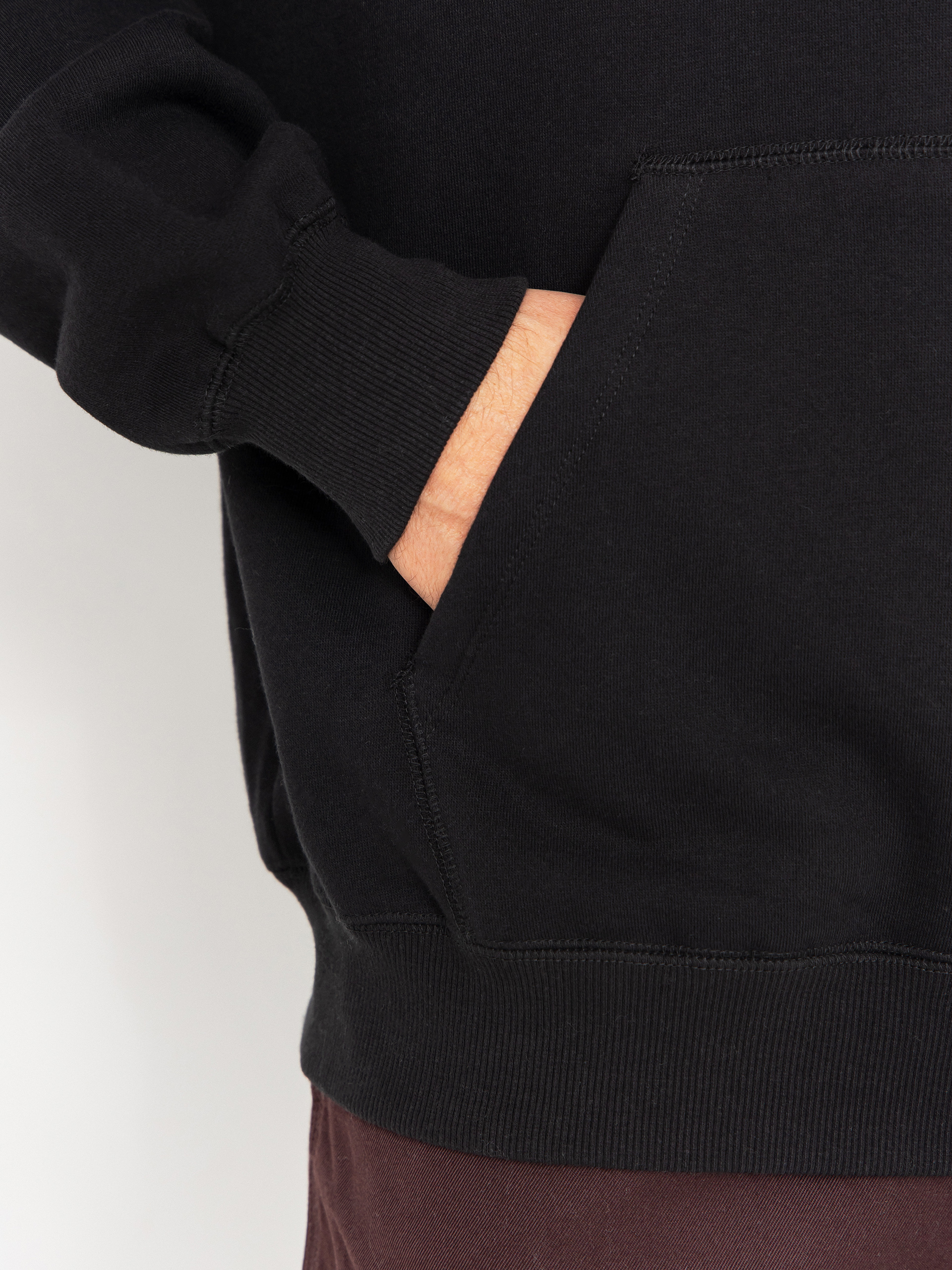 Mikina s kapucňou Volcom Workwear HD (black)