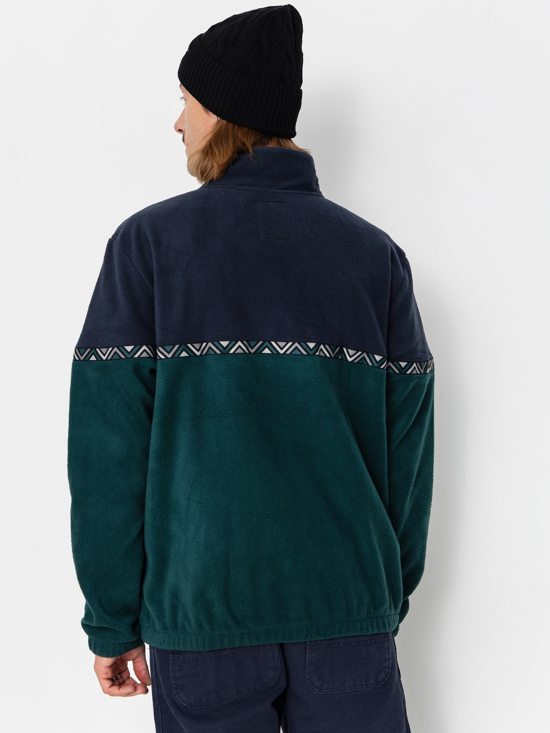 Pánsky Flísová mikina Iriedaily Monte Noe (blue green)