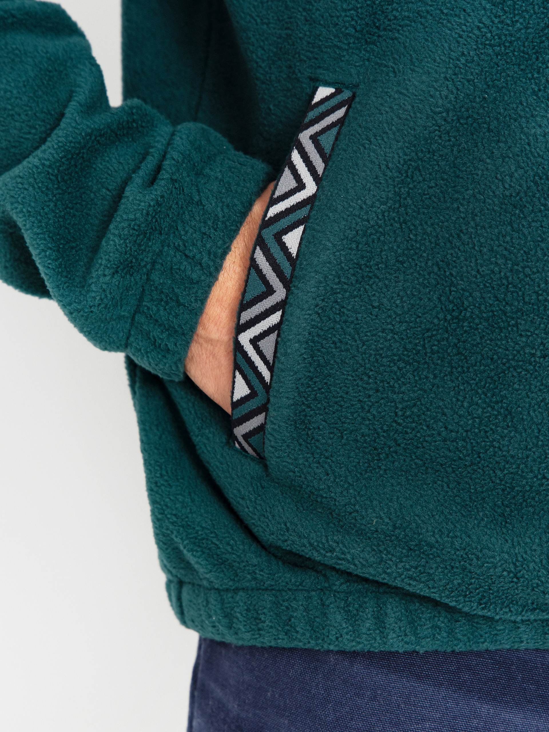 Pánsky Flísová mikina Iriedaily Monte Noe (blue green)