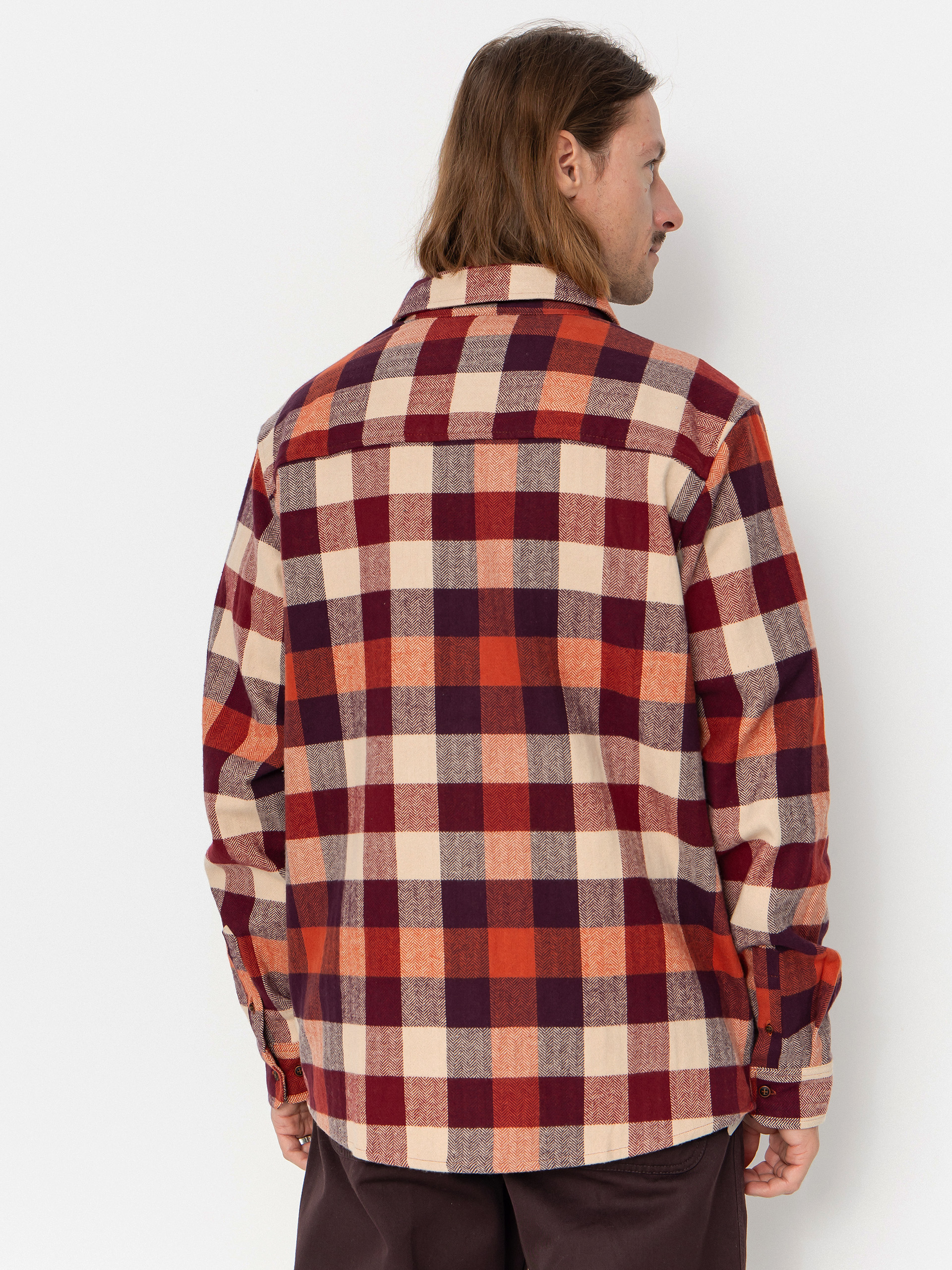 Košeľa Iriedaily Lumber Fella (wine)