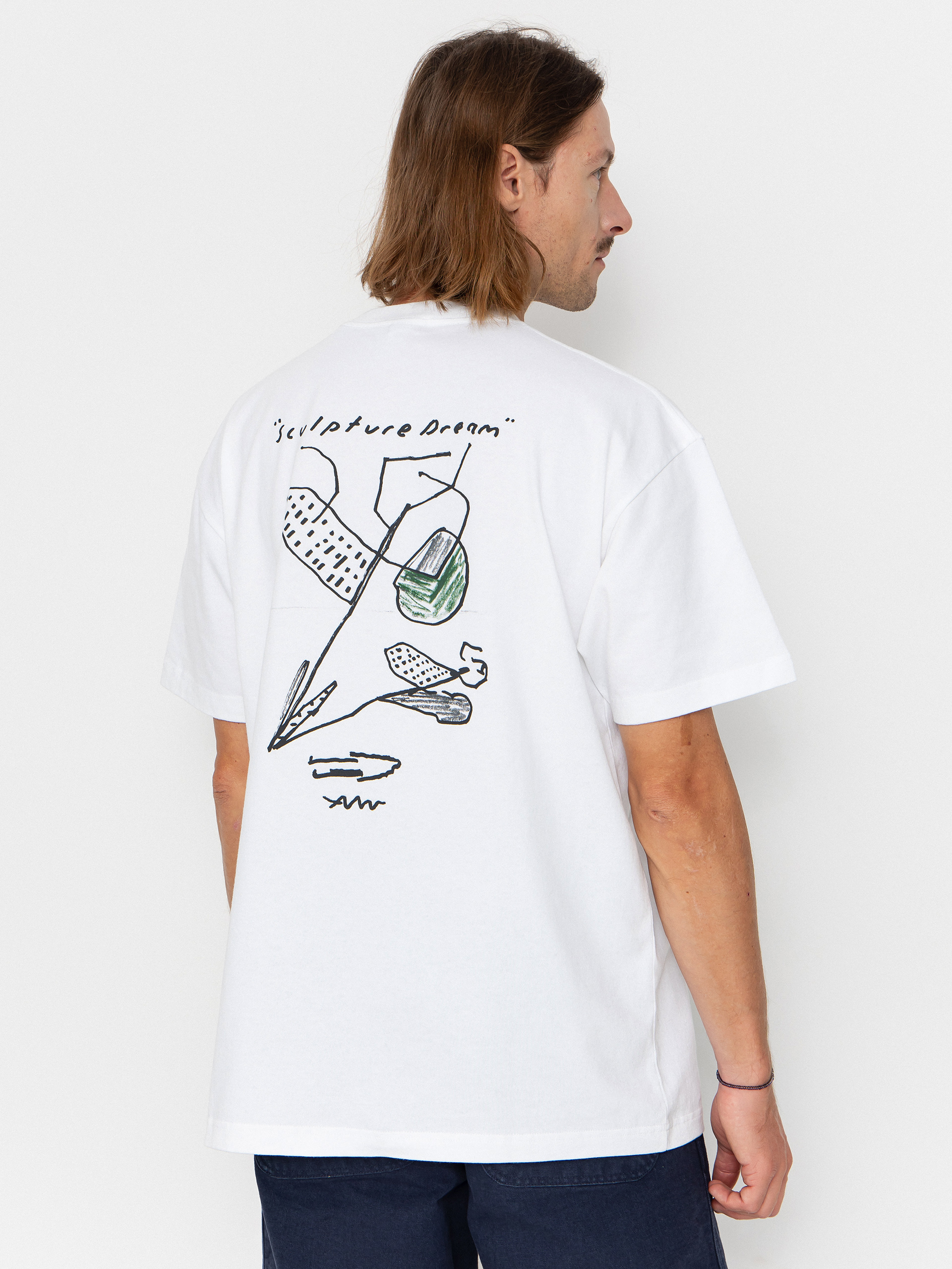 Tričko Polar Skate Sculpture Dream (white)