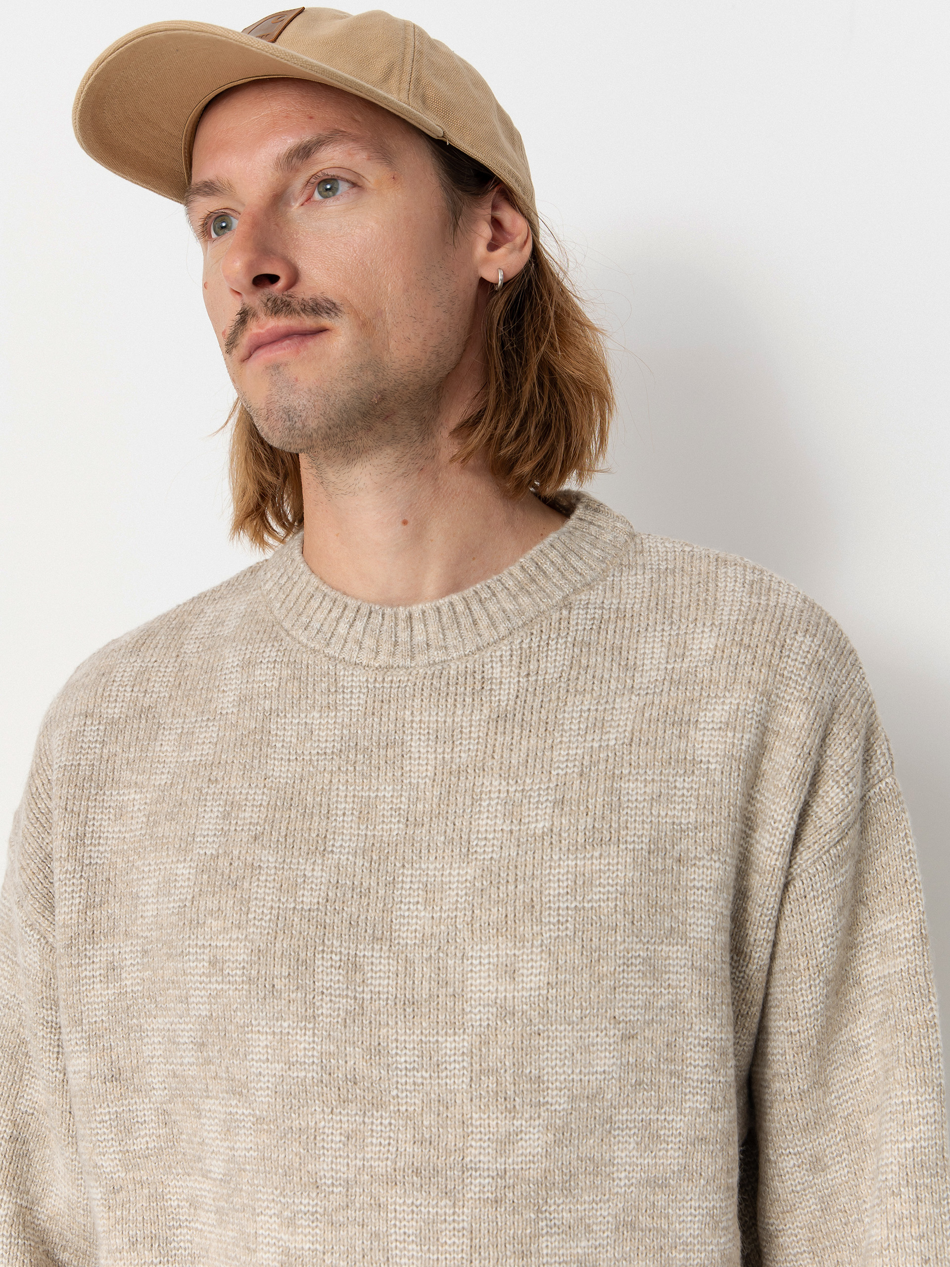 Sveter Polar Skate George P Pattern (sand)