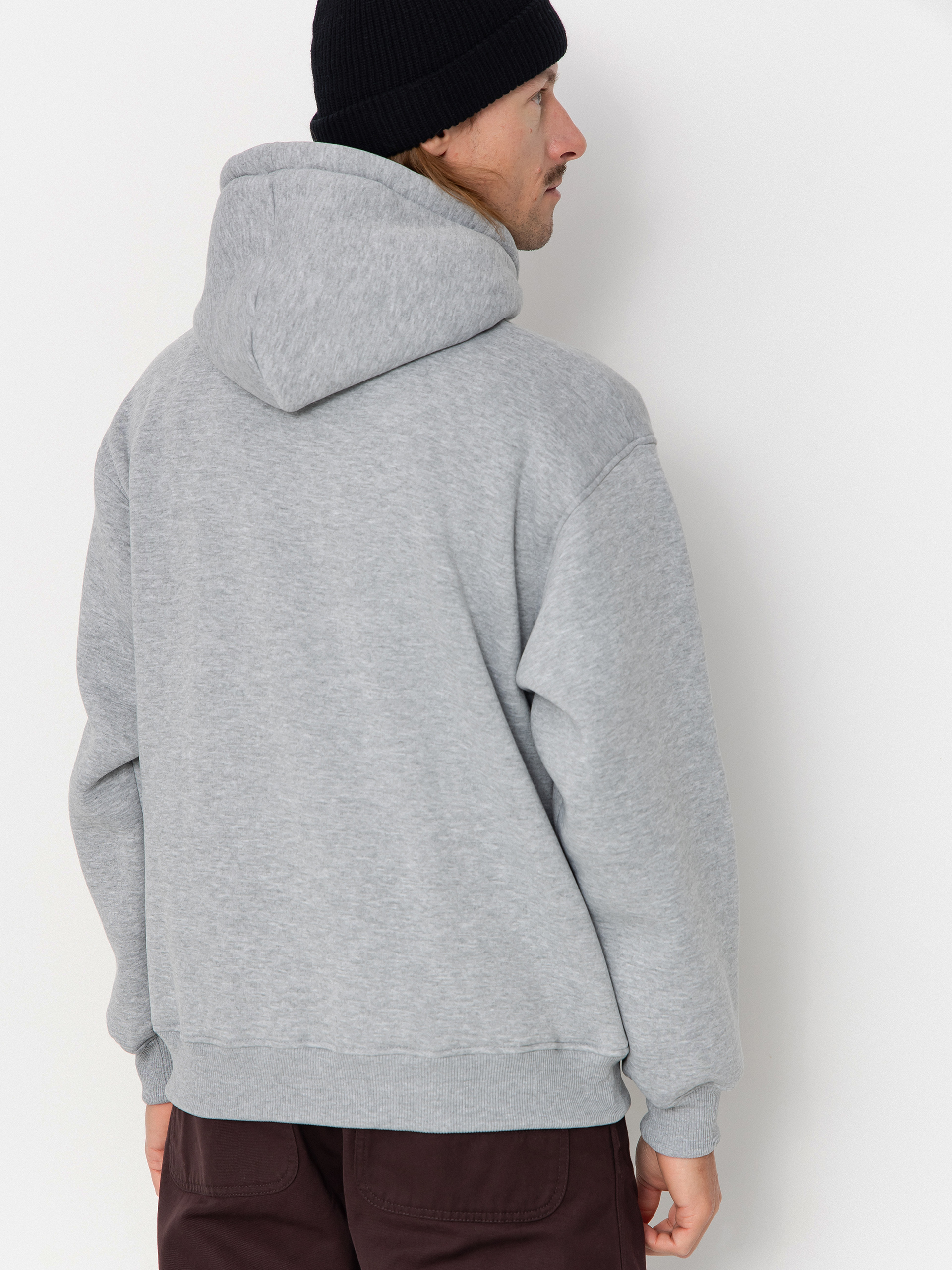 Mikina s kapucňou Youth Skateboards Pakt Kopiec HD (grey melange)