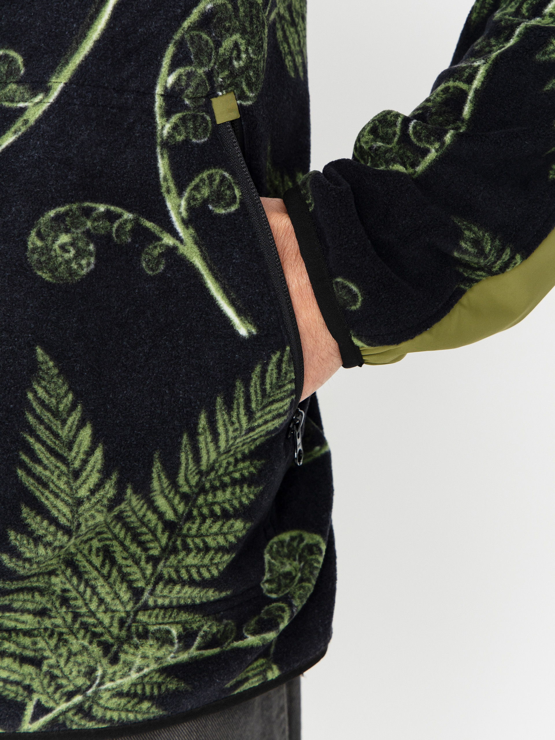 Pánsky Flísová mikina Kavu Teannaway (fiddlehead)