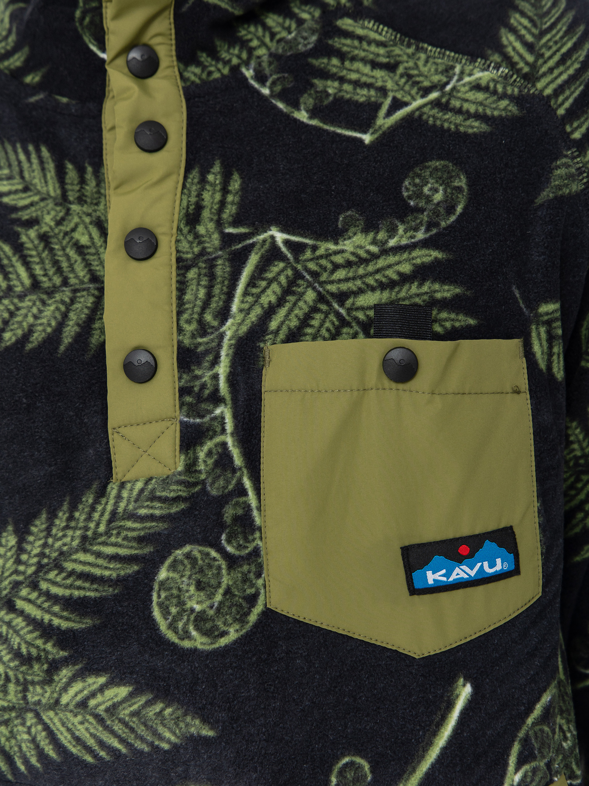 Pánsky Flísová mikina Kavu Teannaway (fiddlehead)