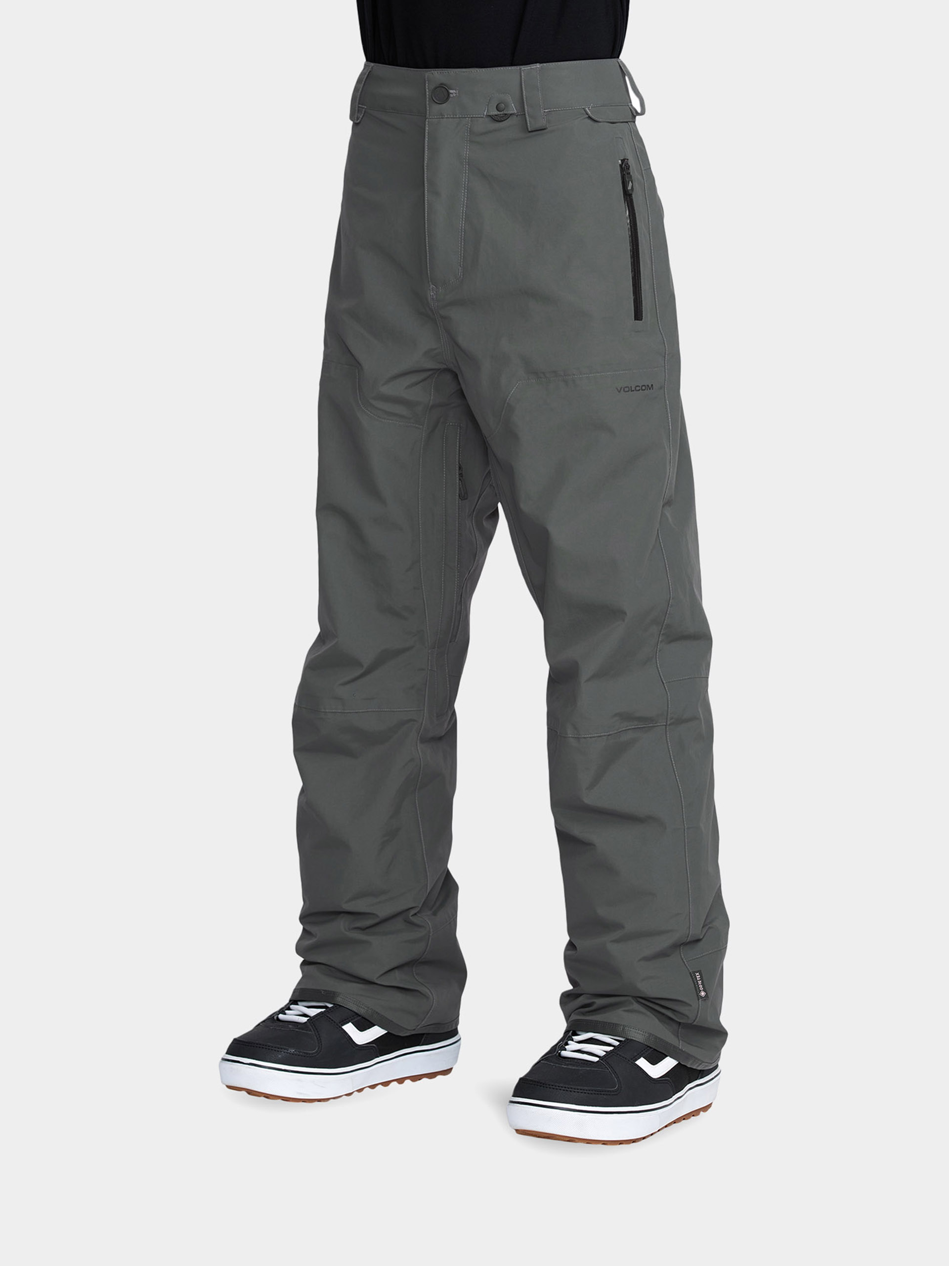 Pánske Snowboardové nohavice Volcom L Gore Tex (dark grey)
