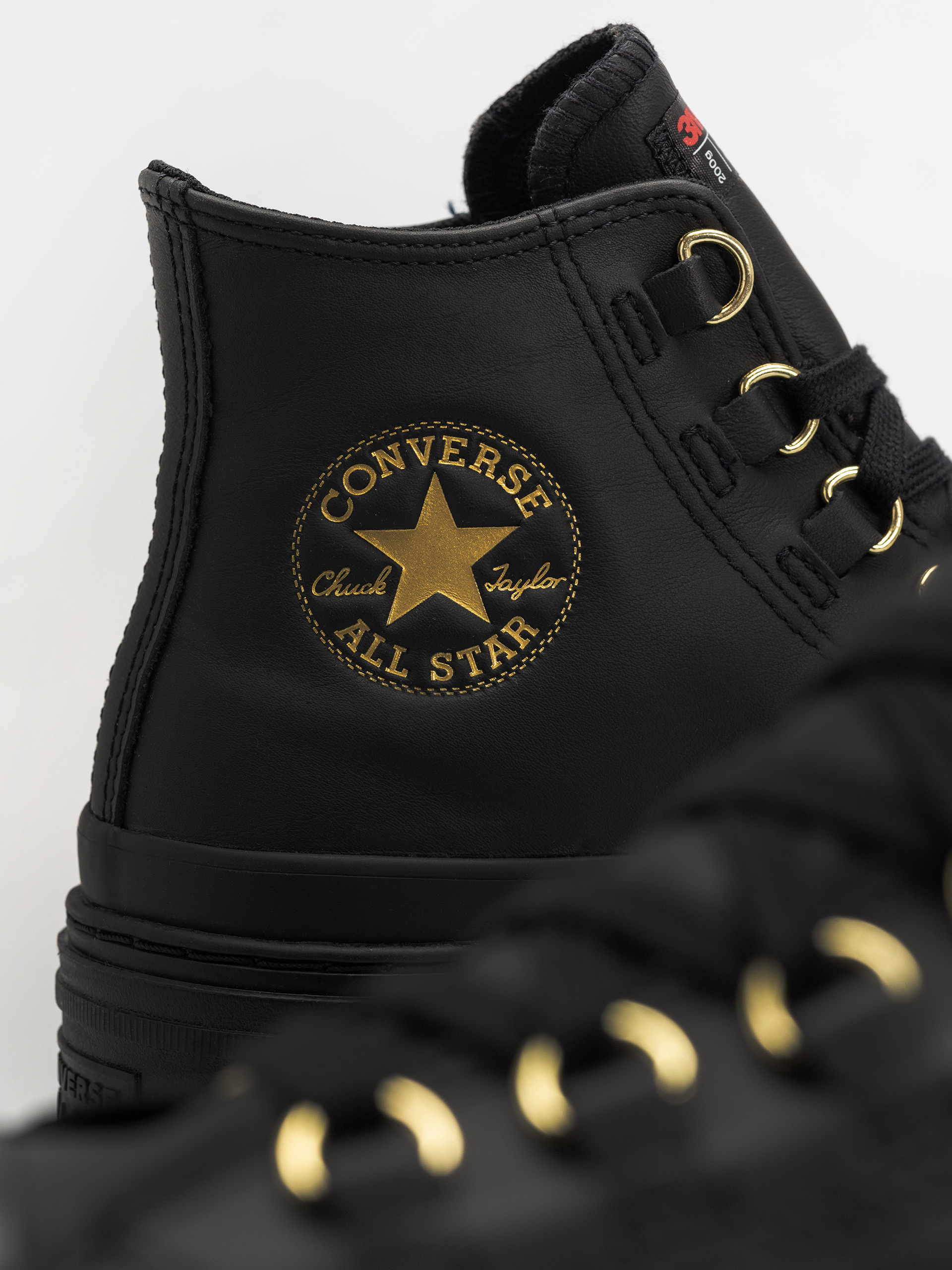 Topánky Converse Chuck Taylor All Star Lugged Heel Wmn (black/black/gold)