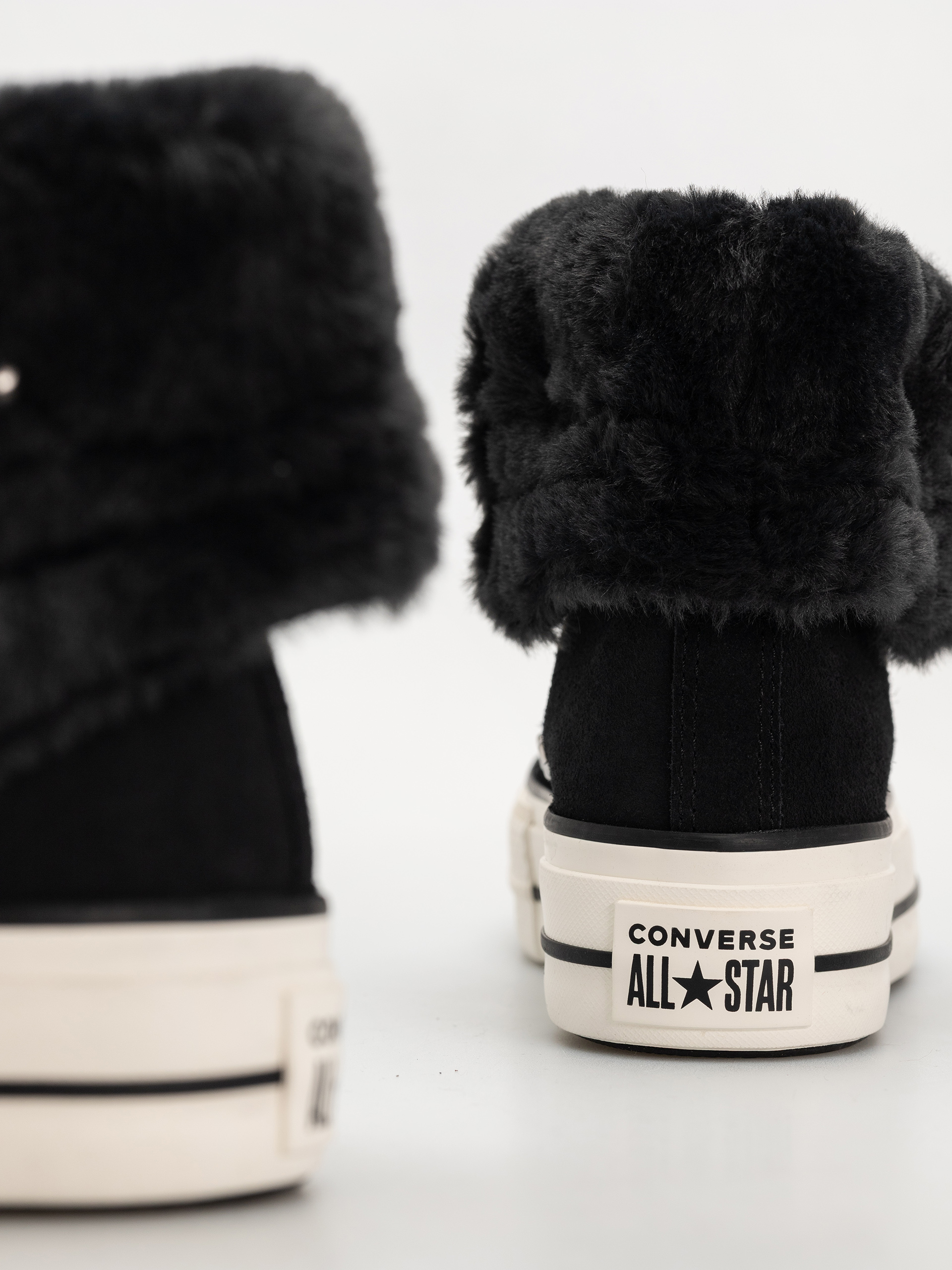 Tenisky Converse Chuck Taylor All Star Fold Over Lift Wmn (black/black/black)