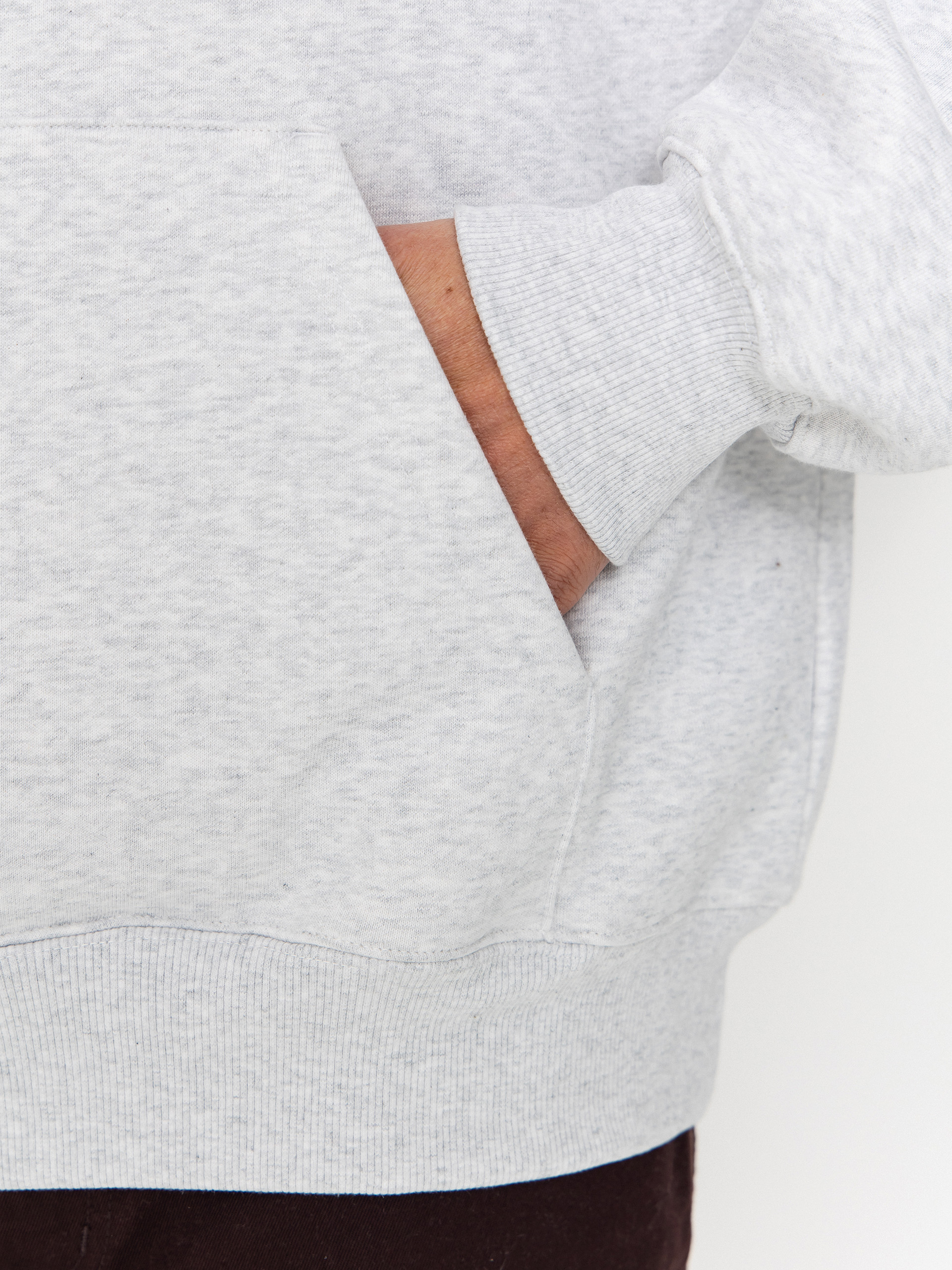 Mikina s kapucňou Carhartt WIP Carhartt HD (ash heather/rondo)
