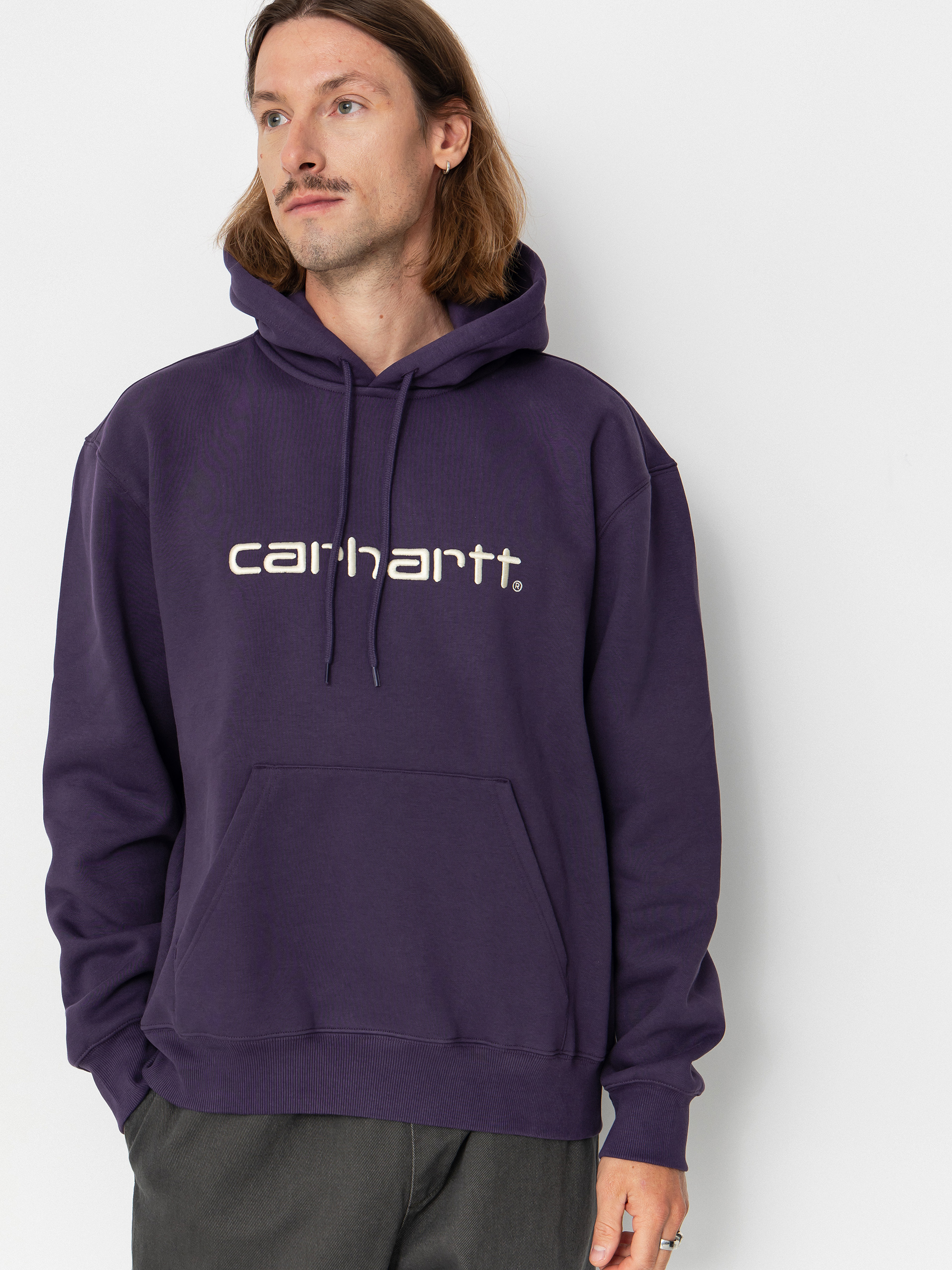 Mikina s kapucňou Carhartt WIP Carhartt HD (lakers/salt)