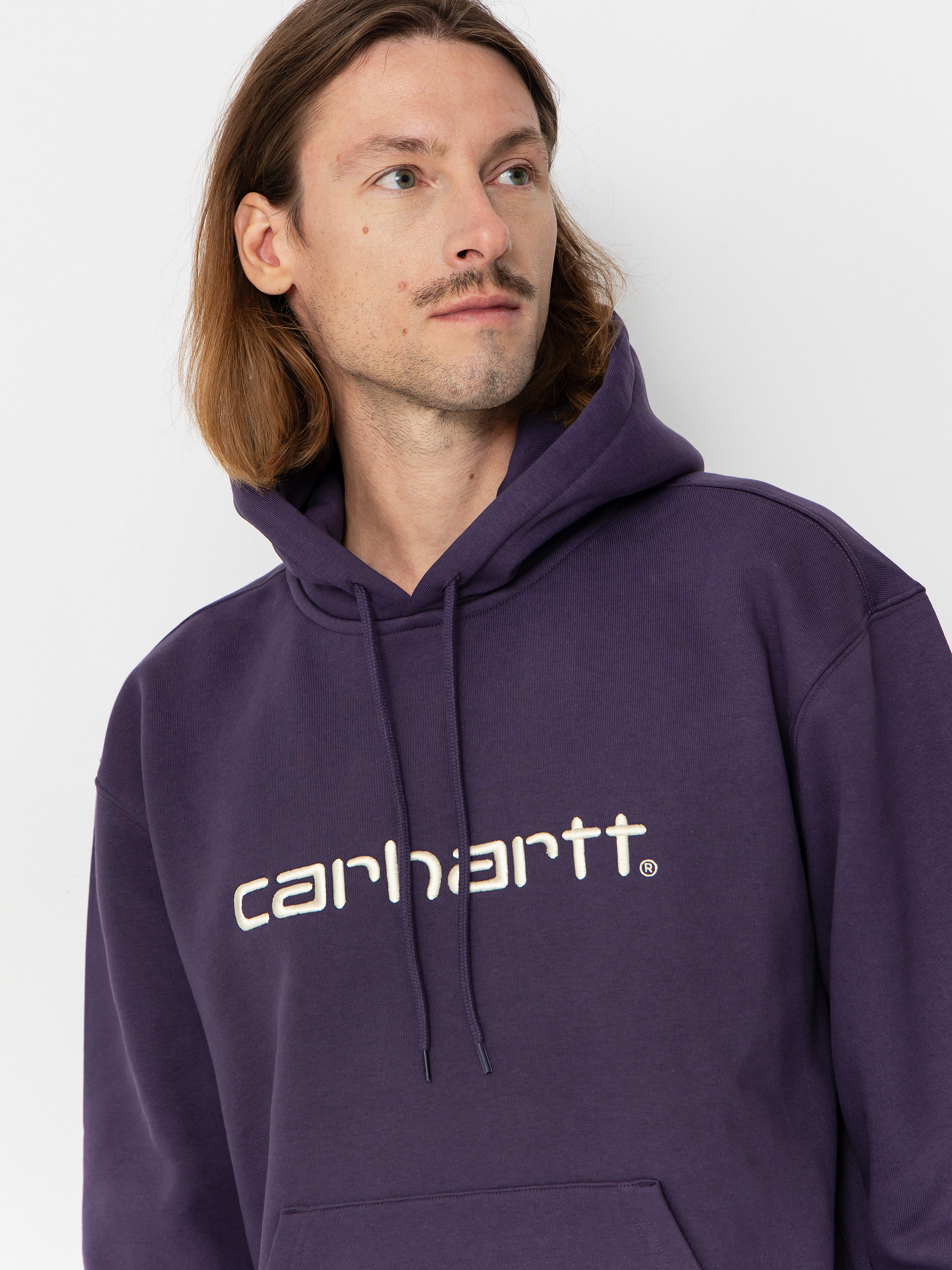 Mikina s kapucňou Carhartt WIP Carhartt HD (lakers/salt)