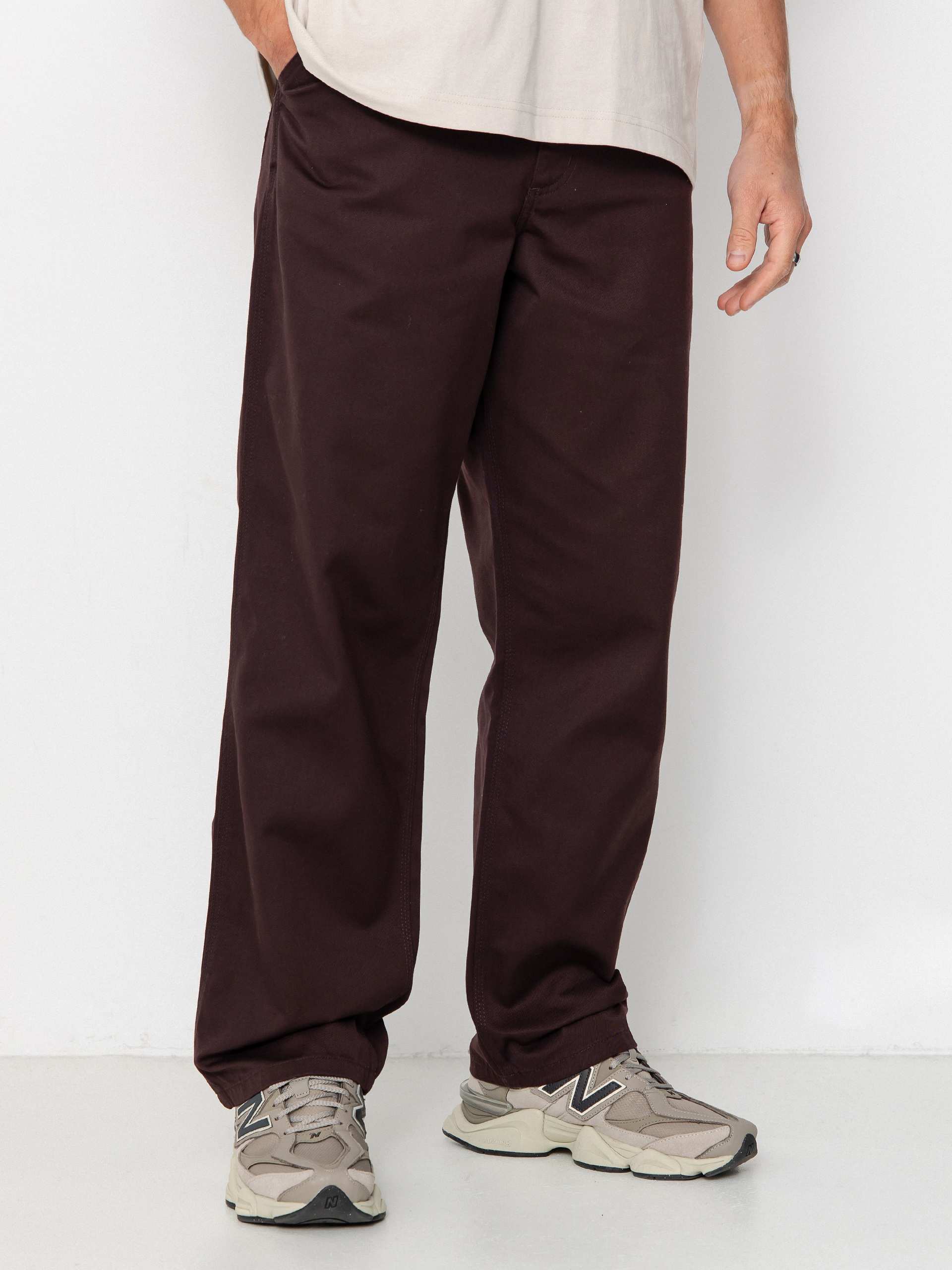 Nohavice Carhartt WIP Simple (palisander/rinsed)