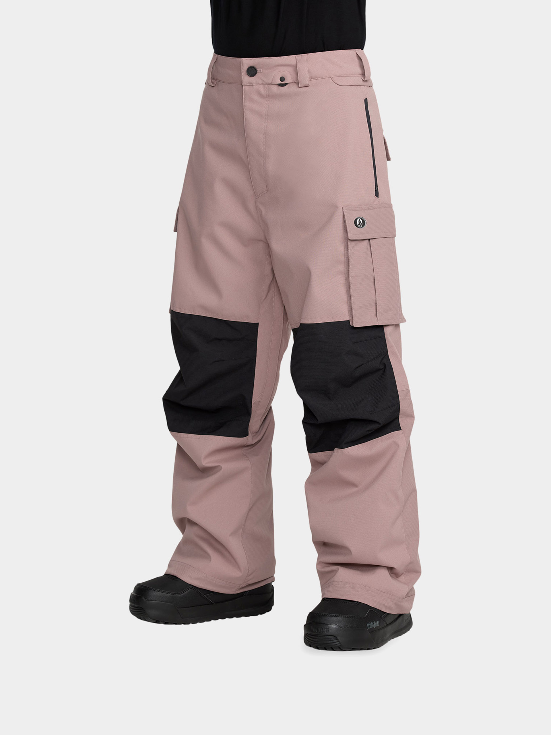 Pánske Snowboardové nohavice Volcom Nwrk Baggy (mauve)