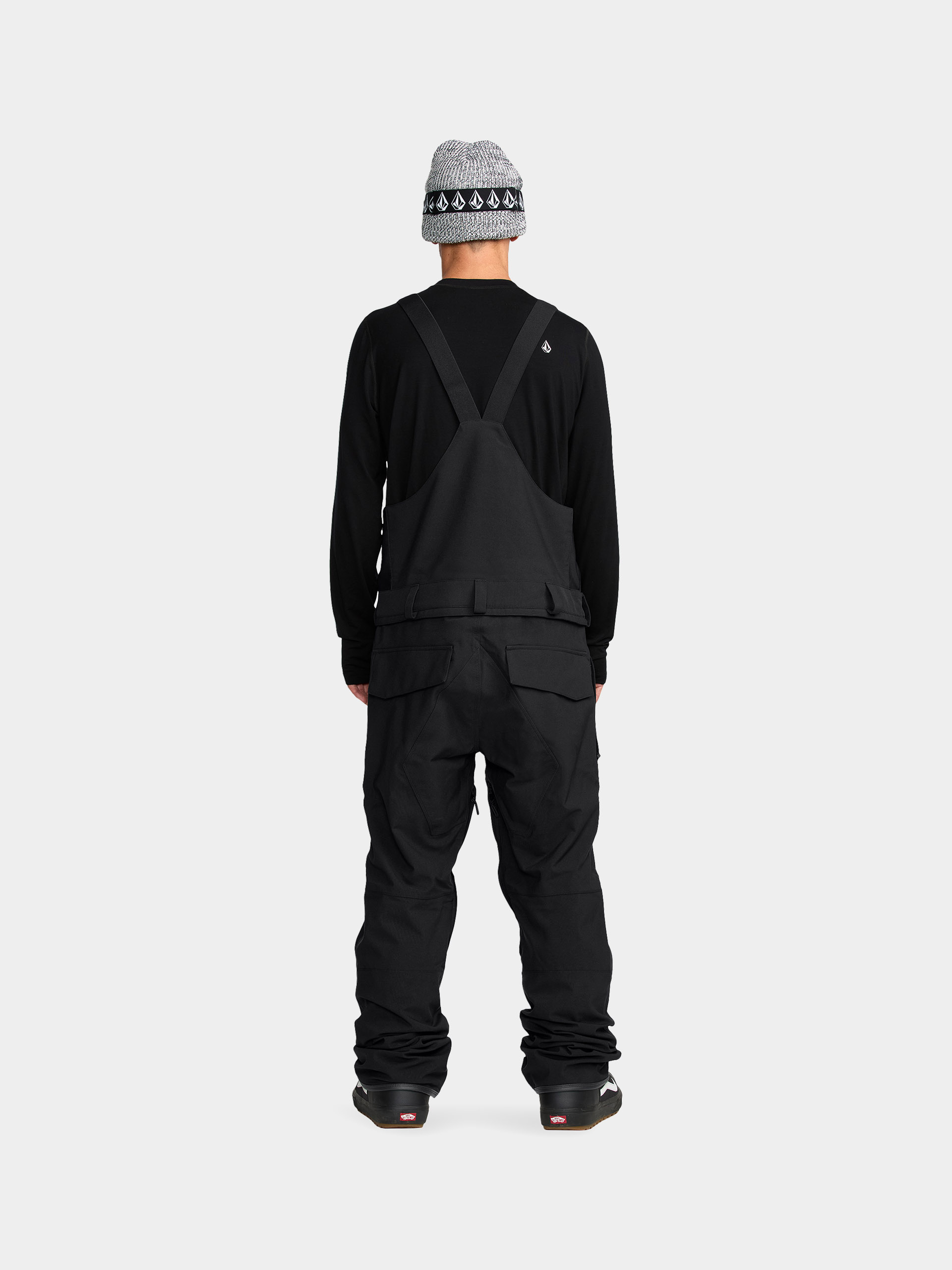 Pánske Snowboardové nohavice Volcom Roan Bib Overall (black)