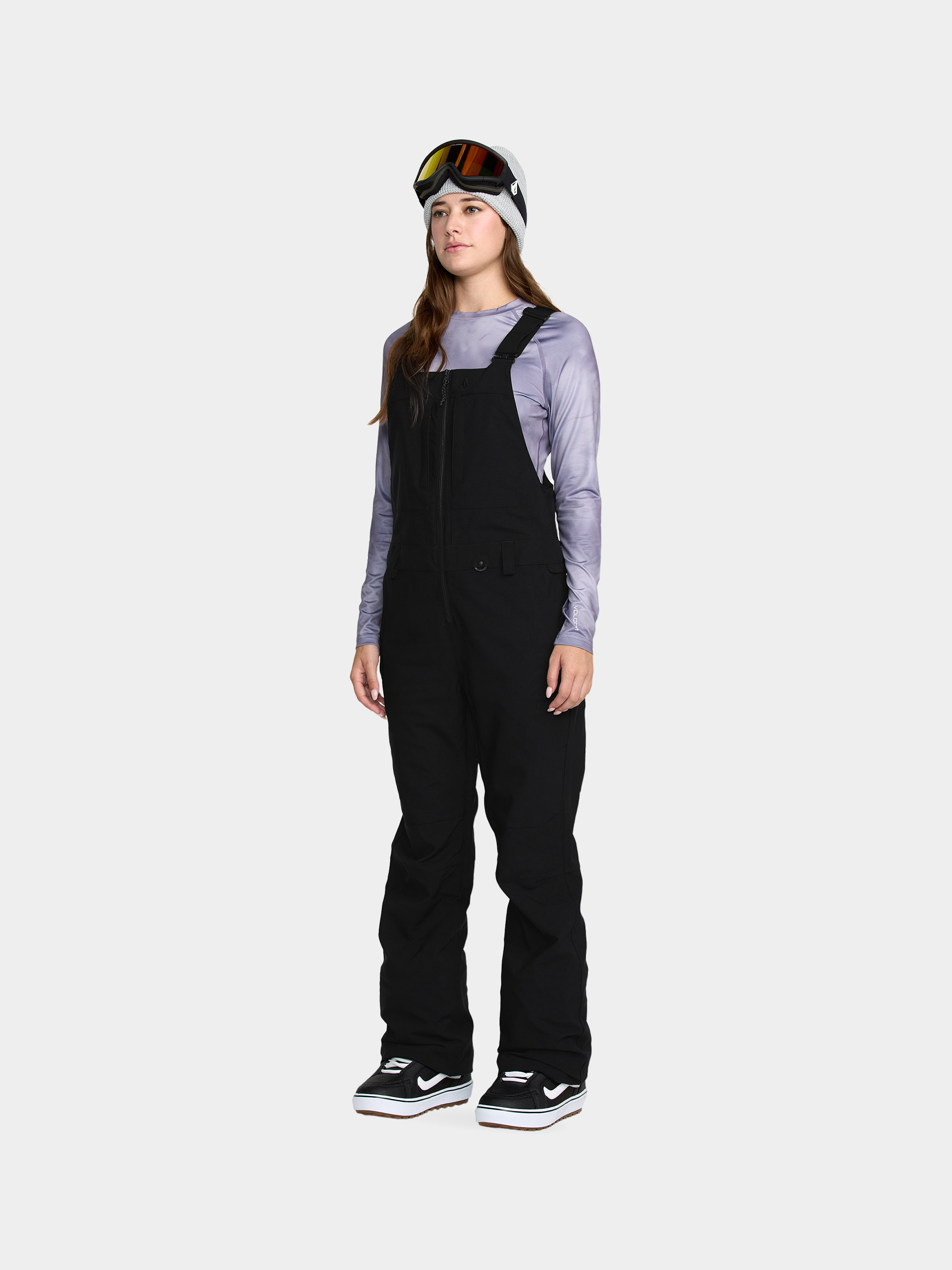 Dámske Snowboardové nohavice Volcom Swift Bib Overall (black)
