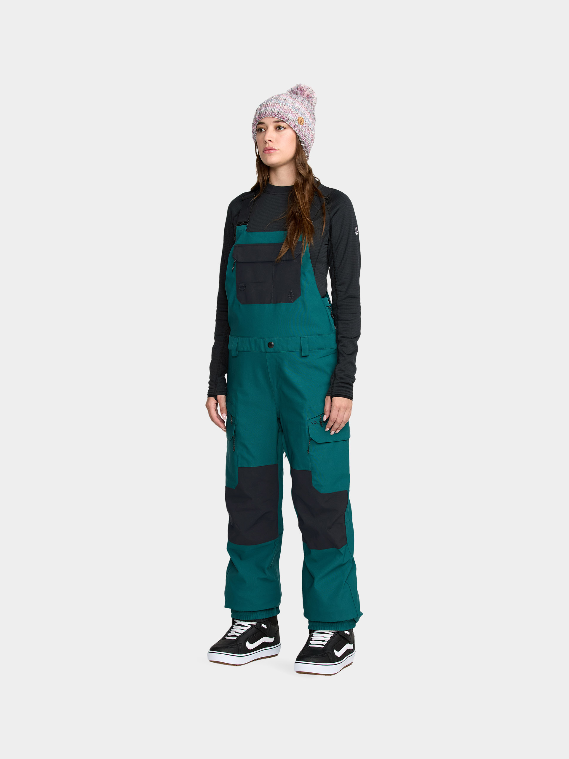 Dámske Snowboardové nohavice Volcom Creston 3D Stretch Bib Overall (atlantic deep)