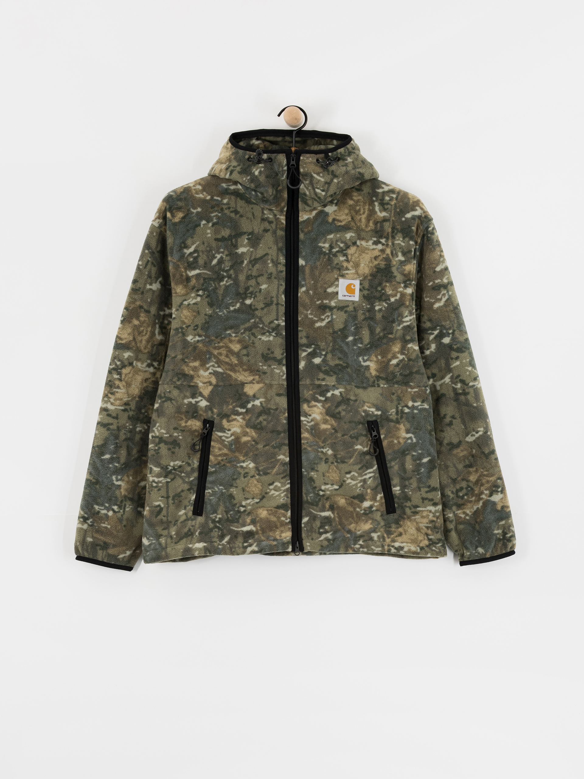 Flu00edsovu00e1 mikina Carhartt WIP Blevin (camo combi/green)