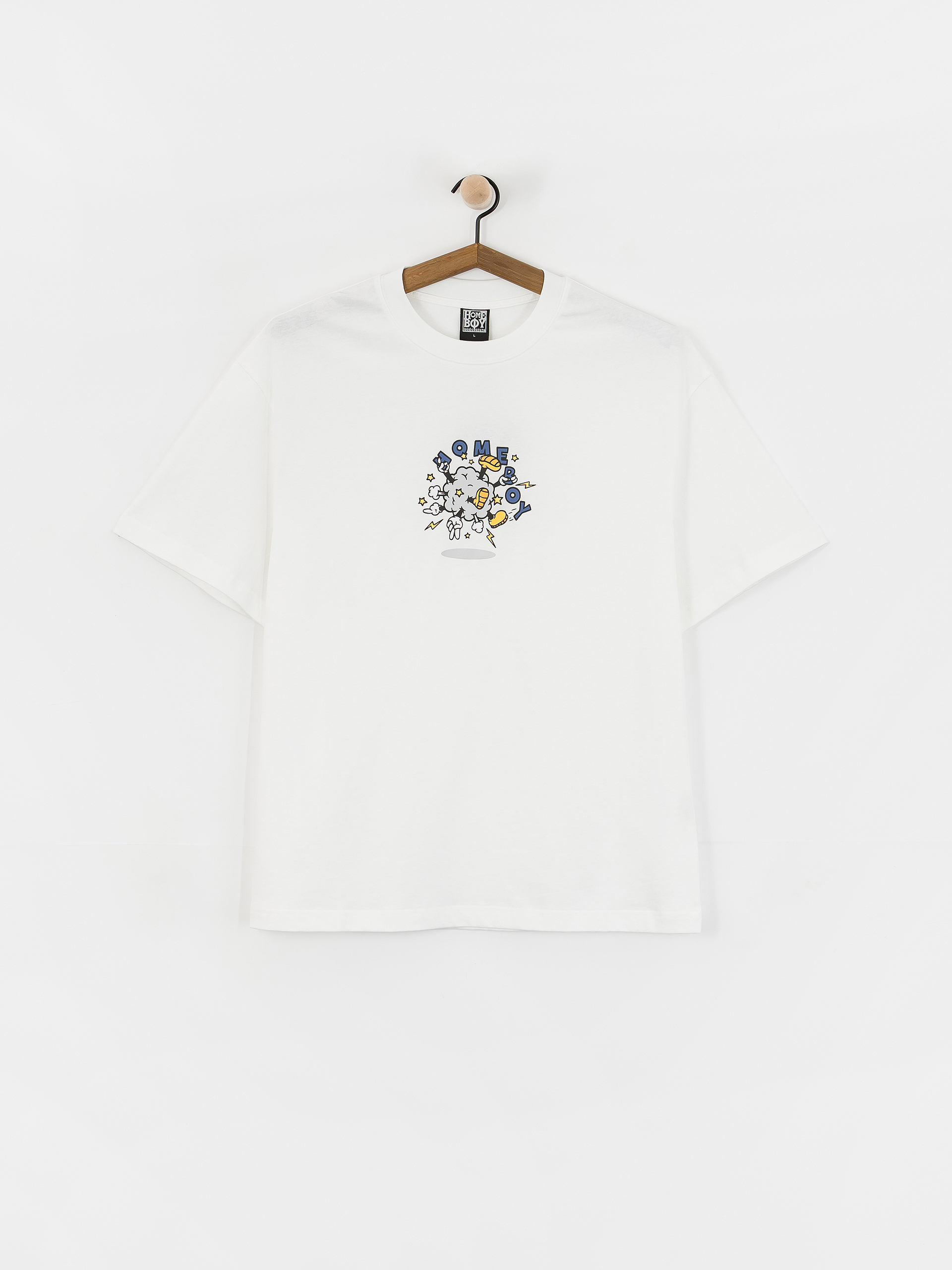 Tričko Homeboy Fight Cloud (white)