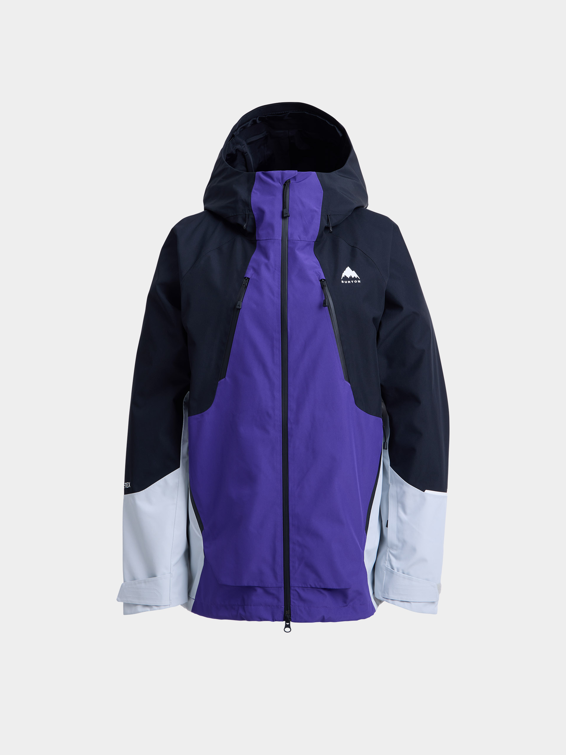Dámska Snowboardová bunda Burton Reserve Gore Tex 2L (prism violet/true black/gray cloud)