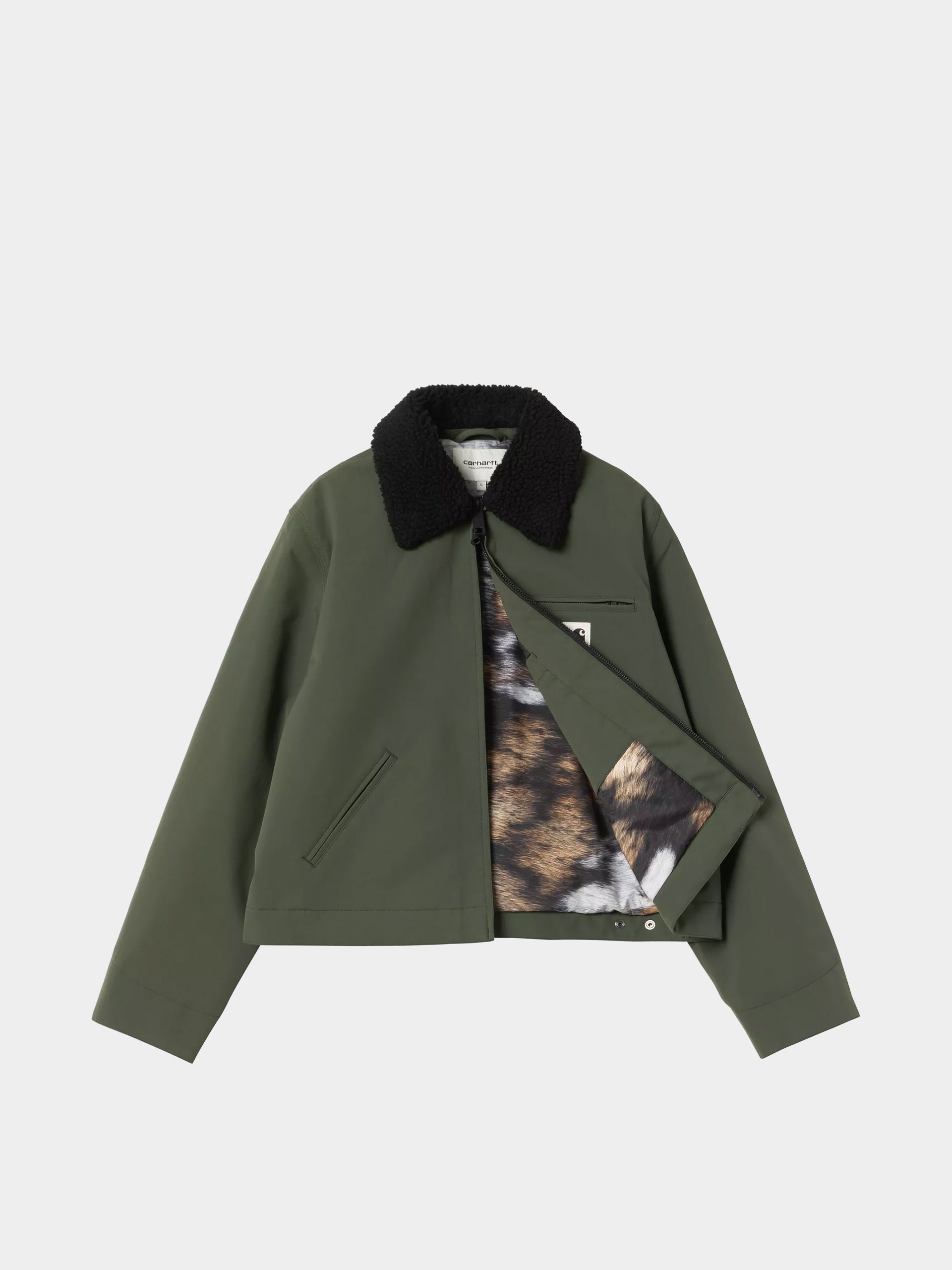 Bunda Carhartt WIP Newkirk Wmn (opuntia/wild dog print)