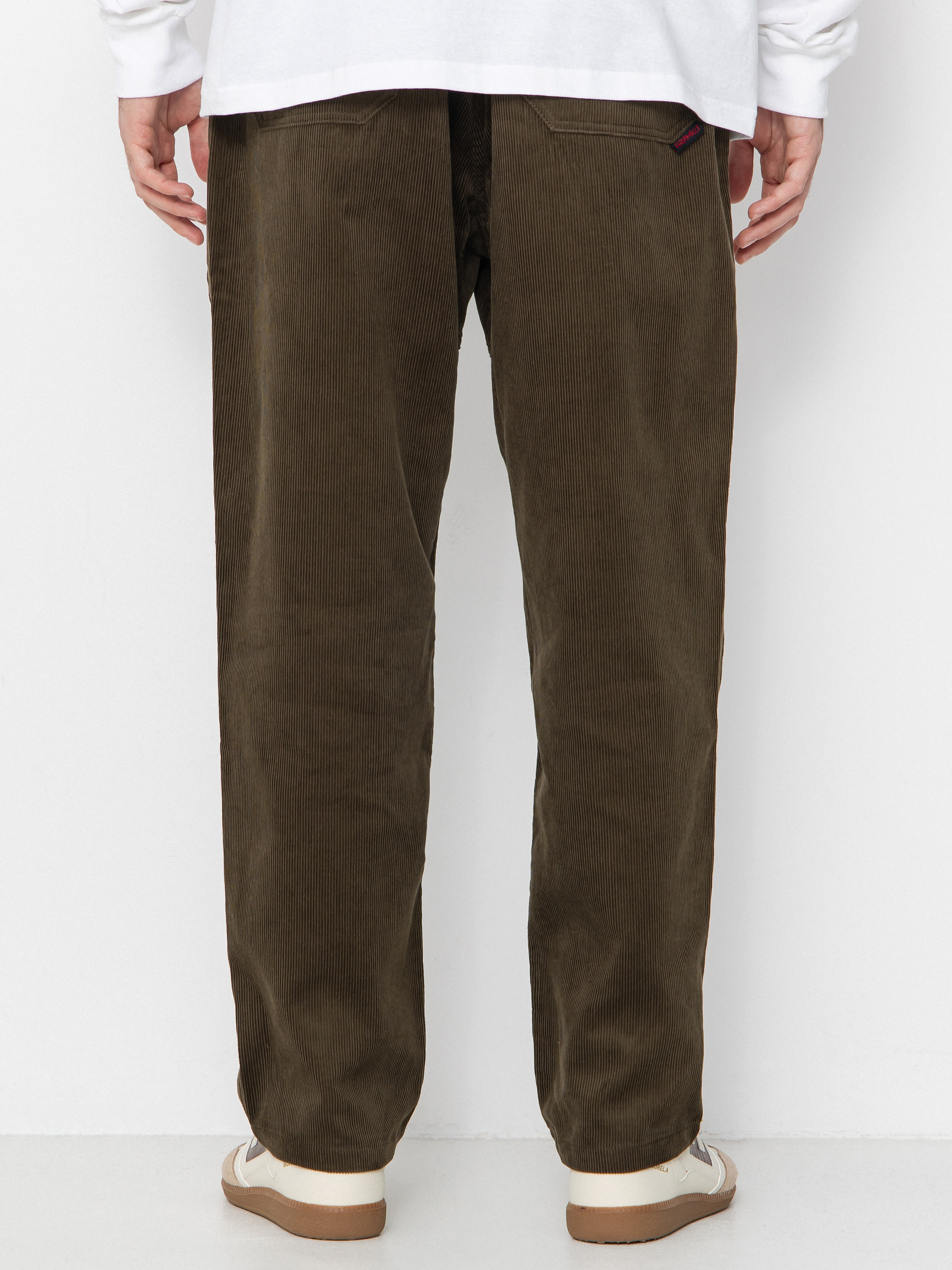 Nohavice Gramicci Corduroy Loose Tapered Ridge (olive)