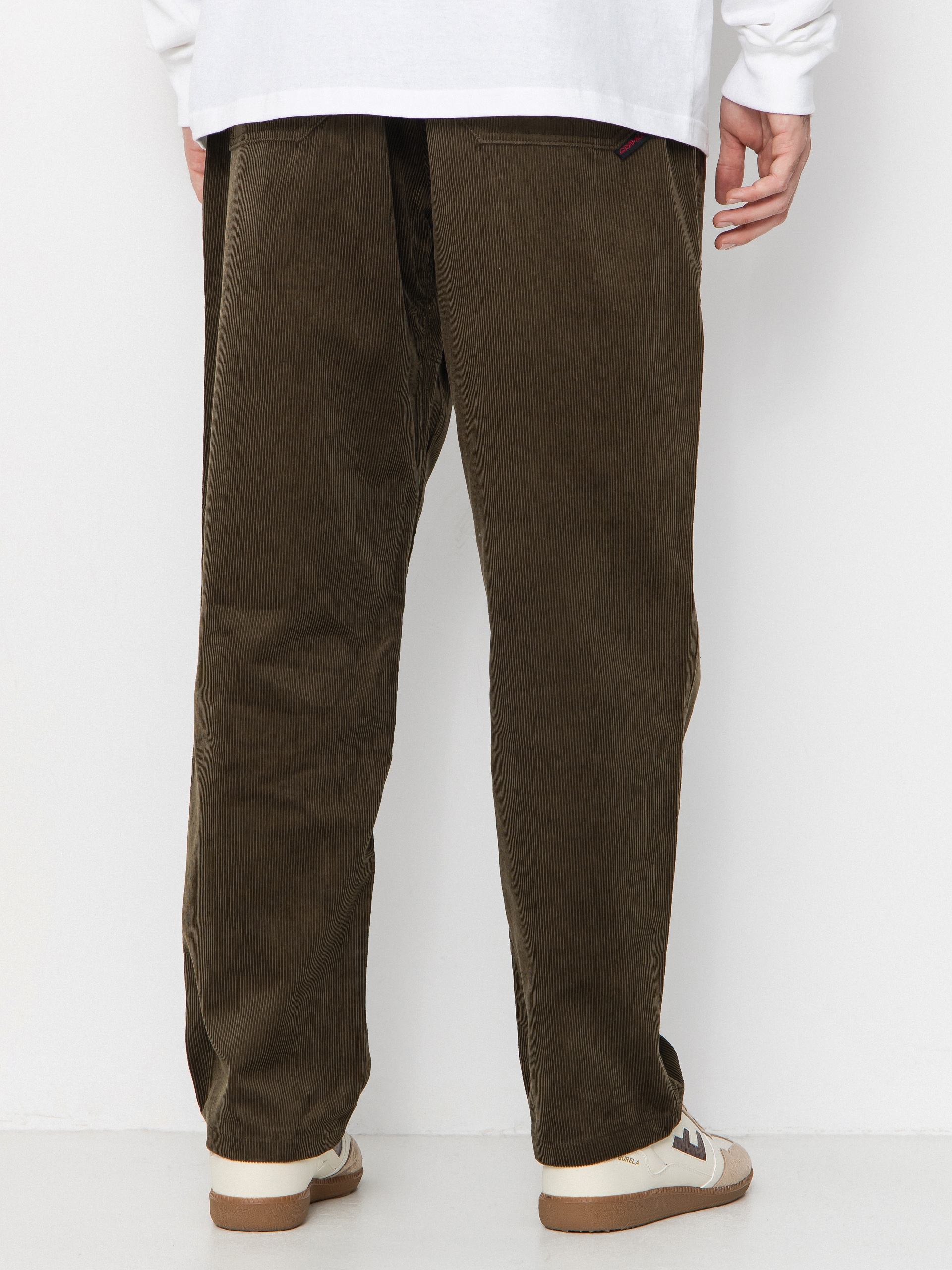 Nohavice Gramicci Corduroy Loose Tapered Ridge (olive)