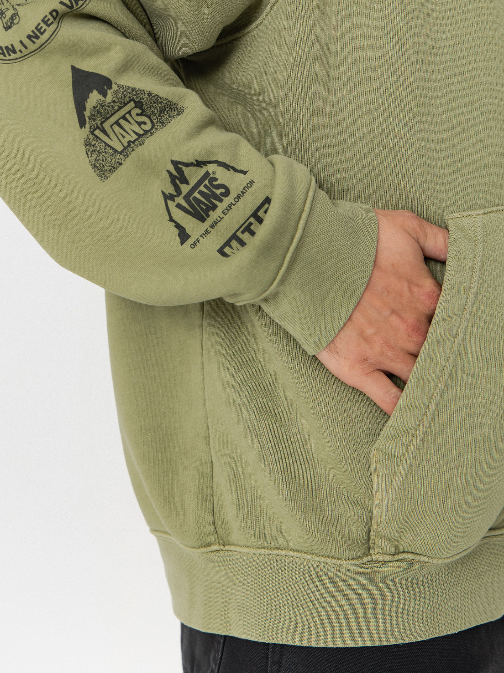 Mikina Vans Mte Teamteam Full Zip (loden green)