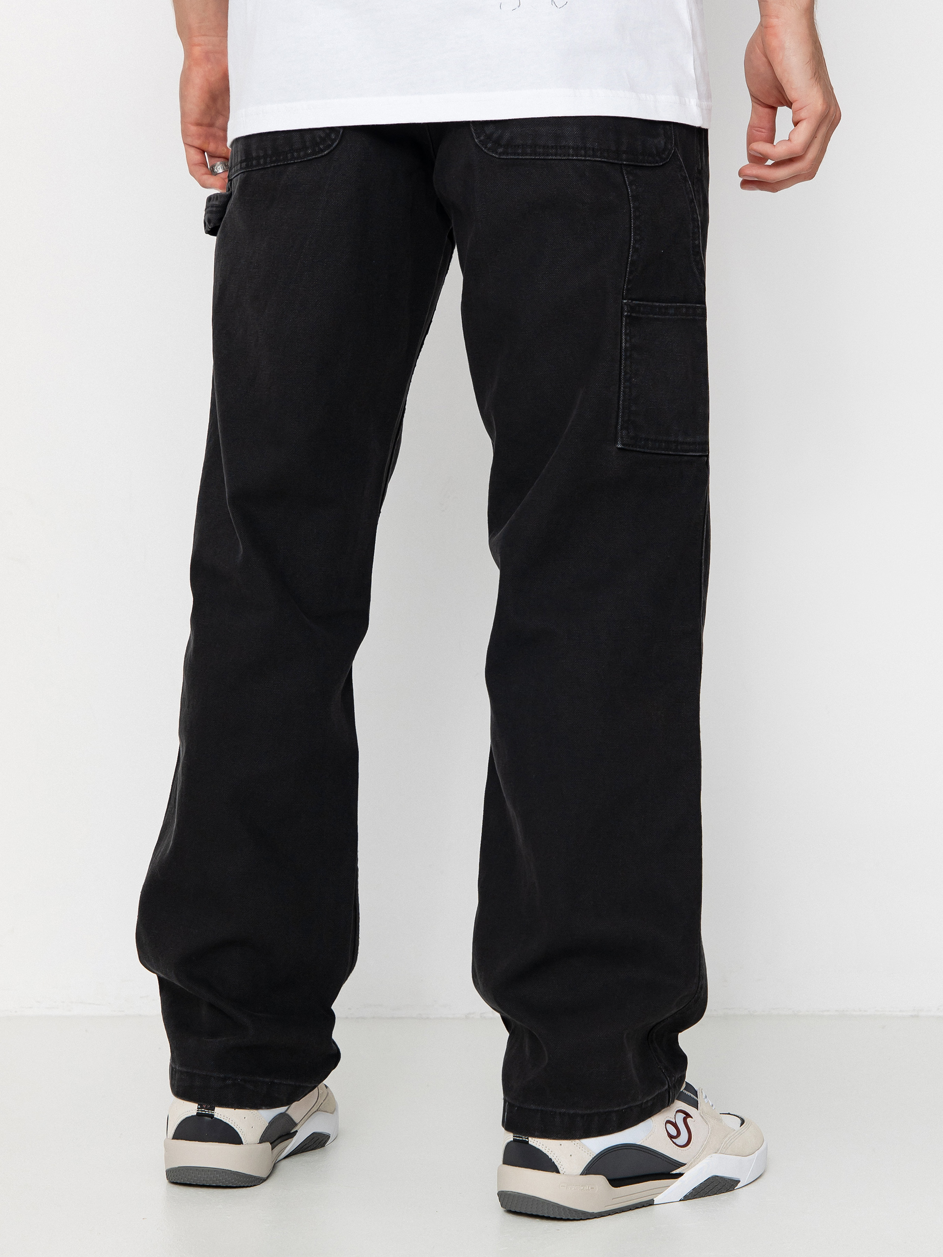 Nohavice Vans Drill Chore Carpenter Loose Vintage Wash (black)