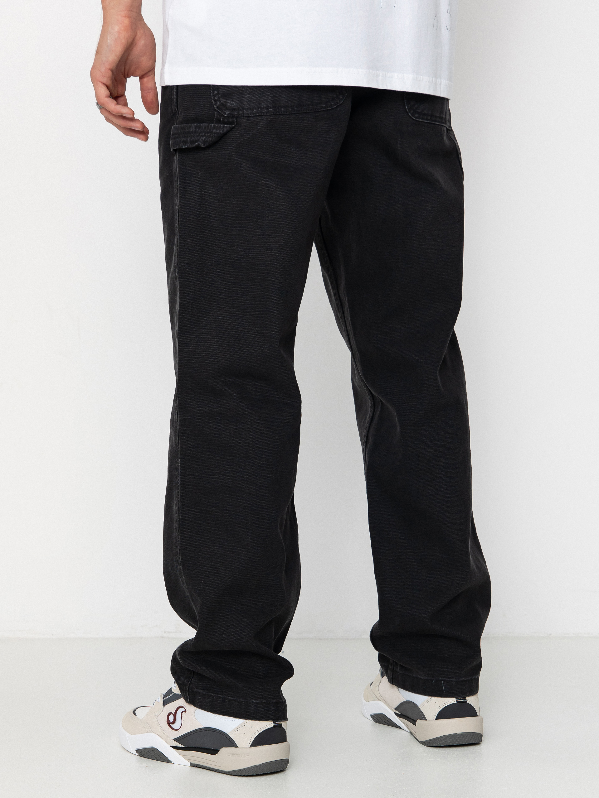 Nohavice Vans Drill Chore Carpenter Loose Vintage Wash (black)