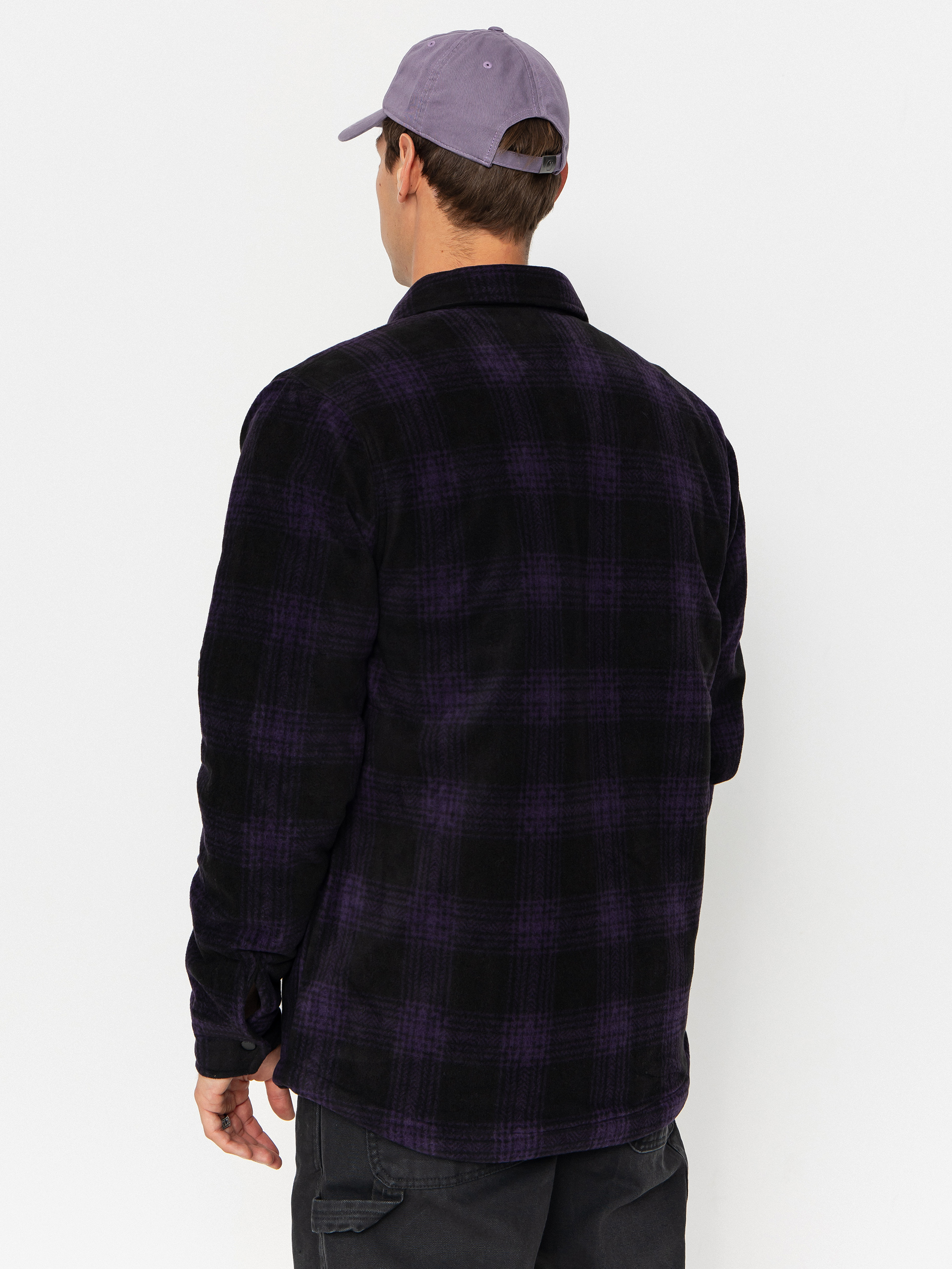 Košeľa Volcom Bowered Fleece (dark purple)