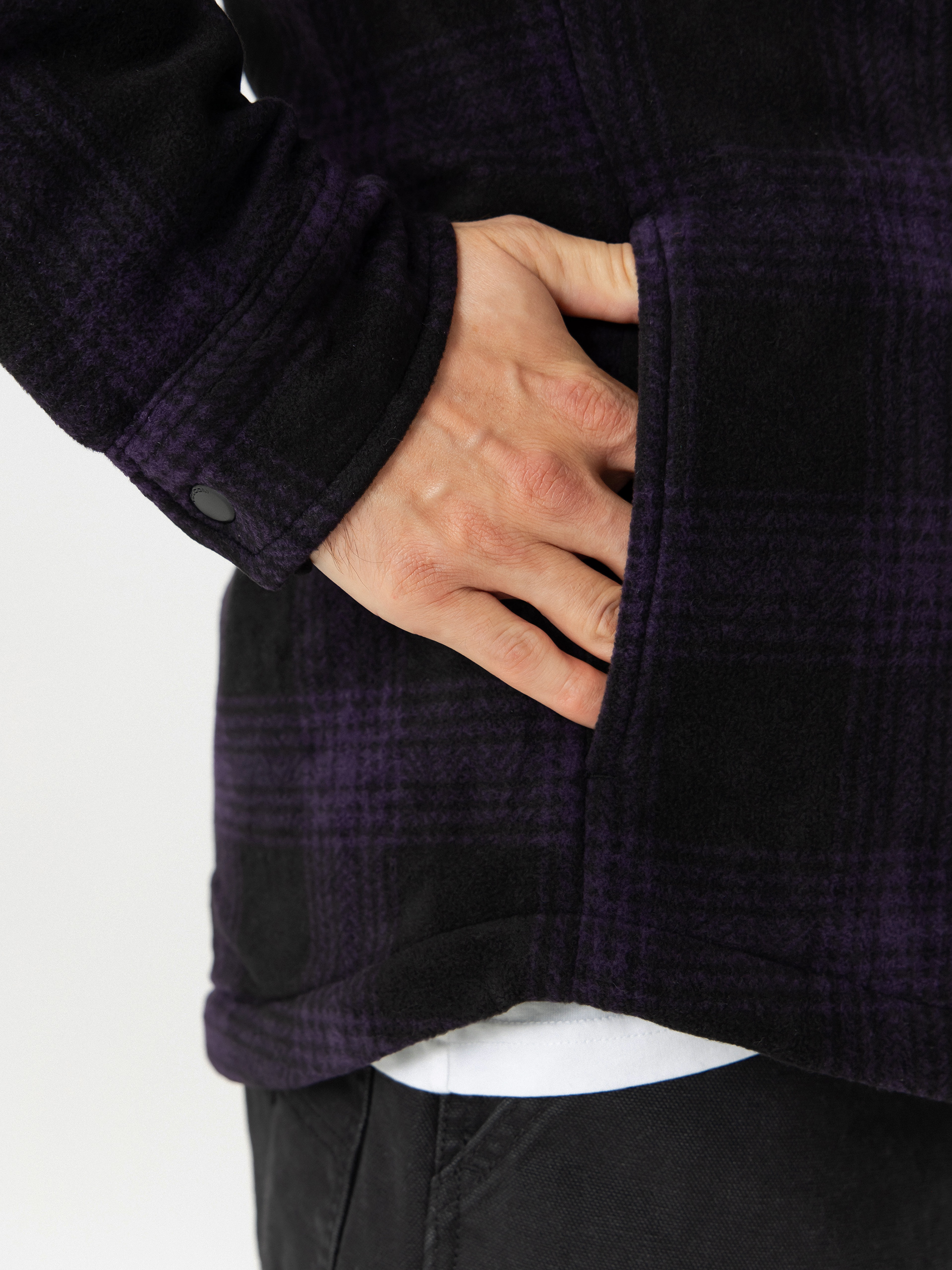 Košeľa Volcom Bowered Fleece (dark purple)
