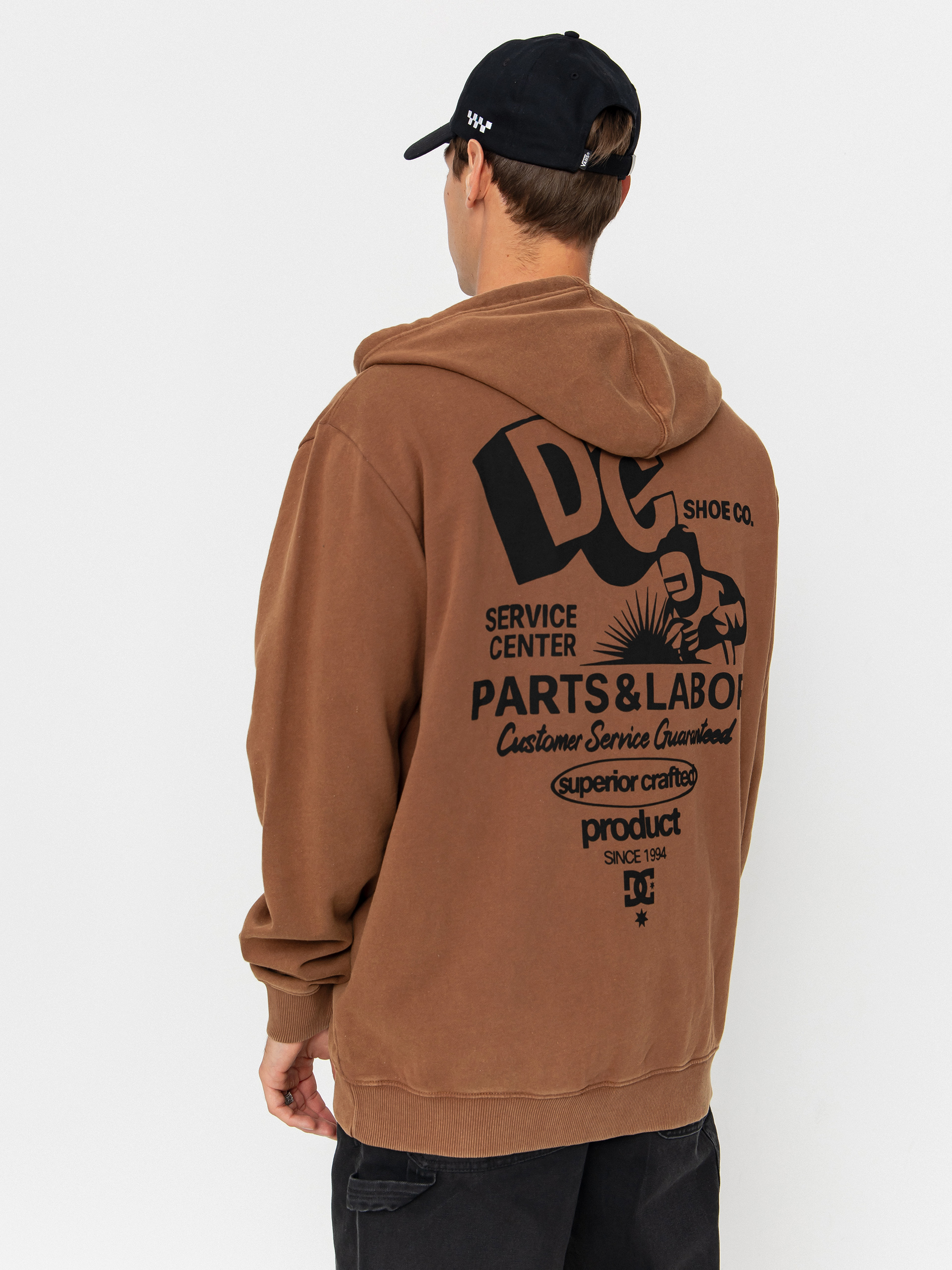 Mikina s kapucňou DC Parts Dep ZHD (toffee)