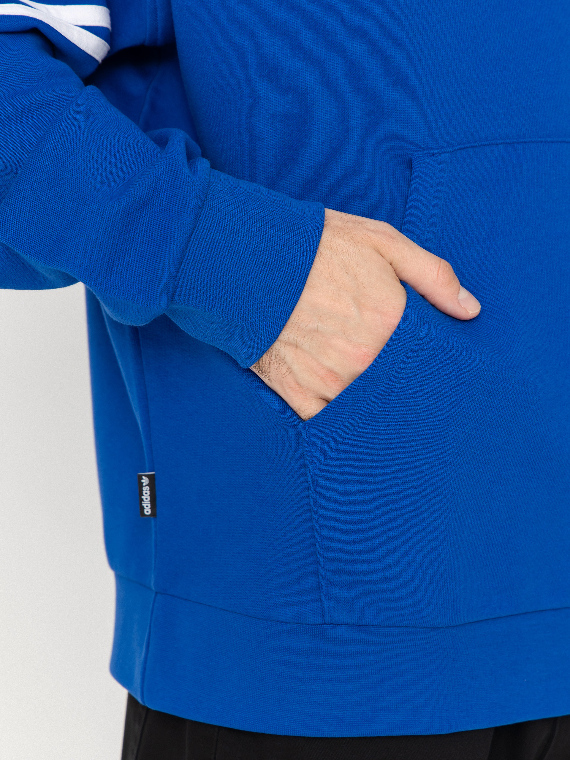 Mikina s kapucňou adidas Classic HD (royblu/white)