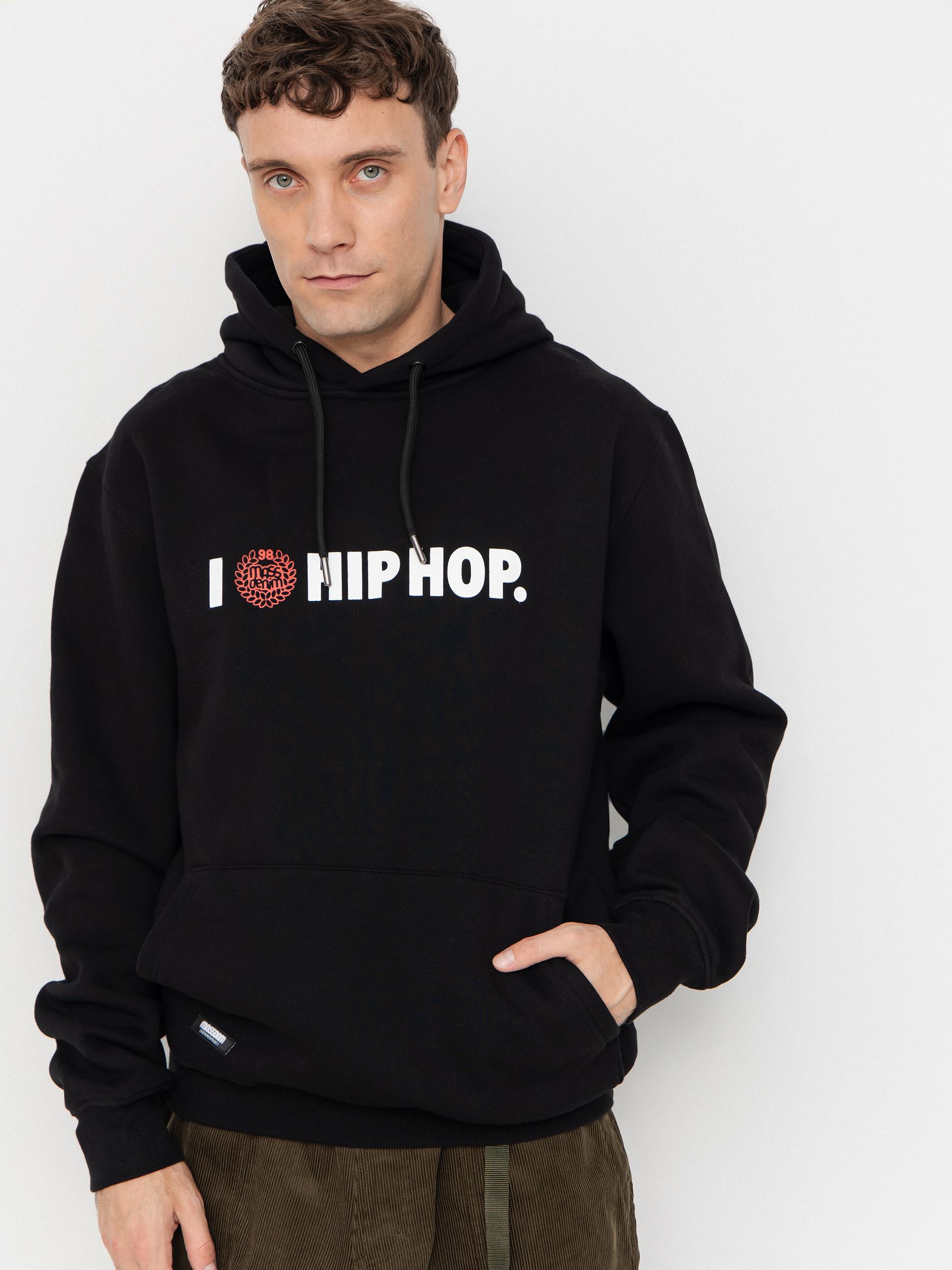 Mikina s kapucňou MassDnm Feelings HD (black)