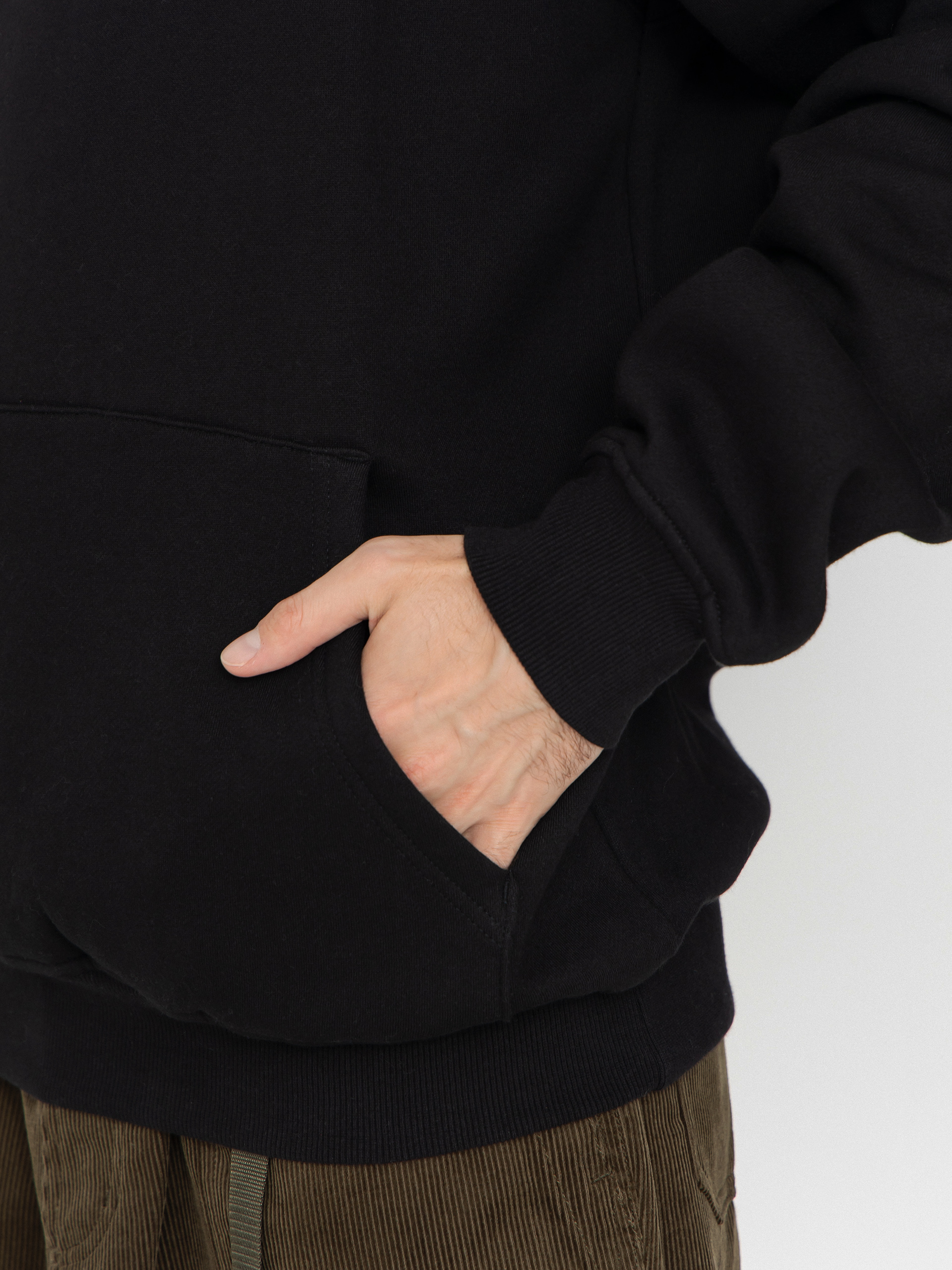 Mikina s kapucňou MassDnm Feelings HD (black)