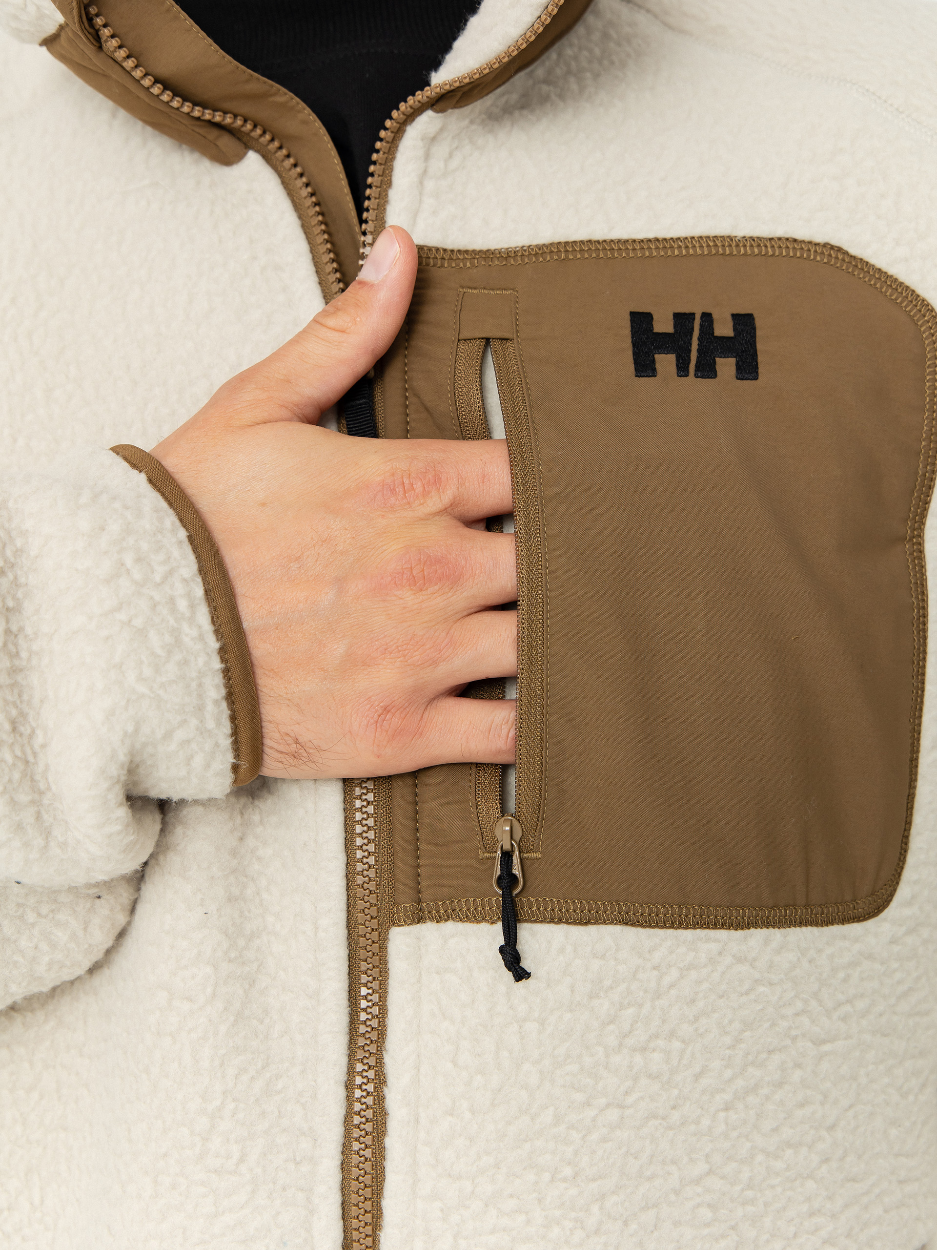 Pánsky Flísová mikina Helly Hansen Panorama Pile Block (pelican)