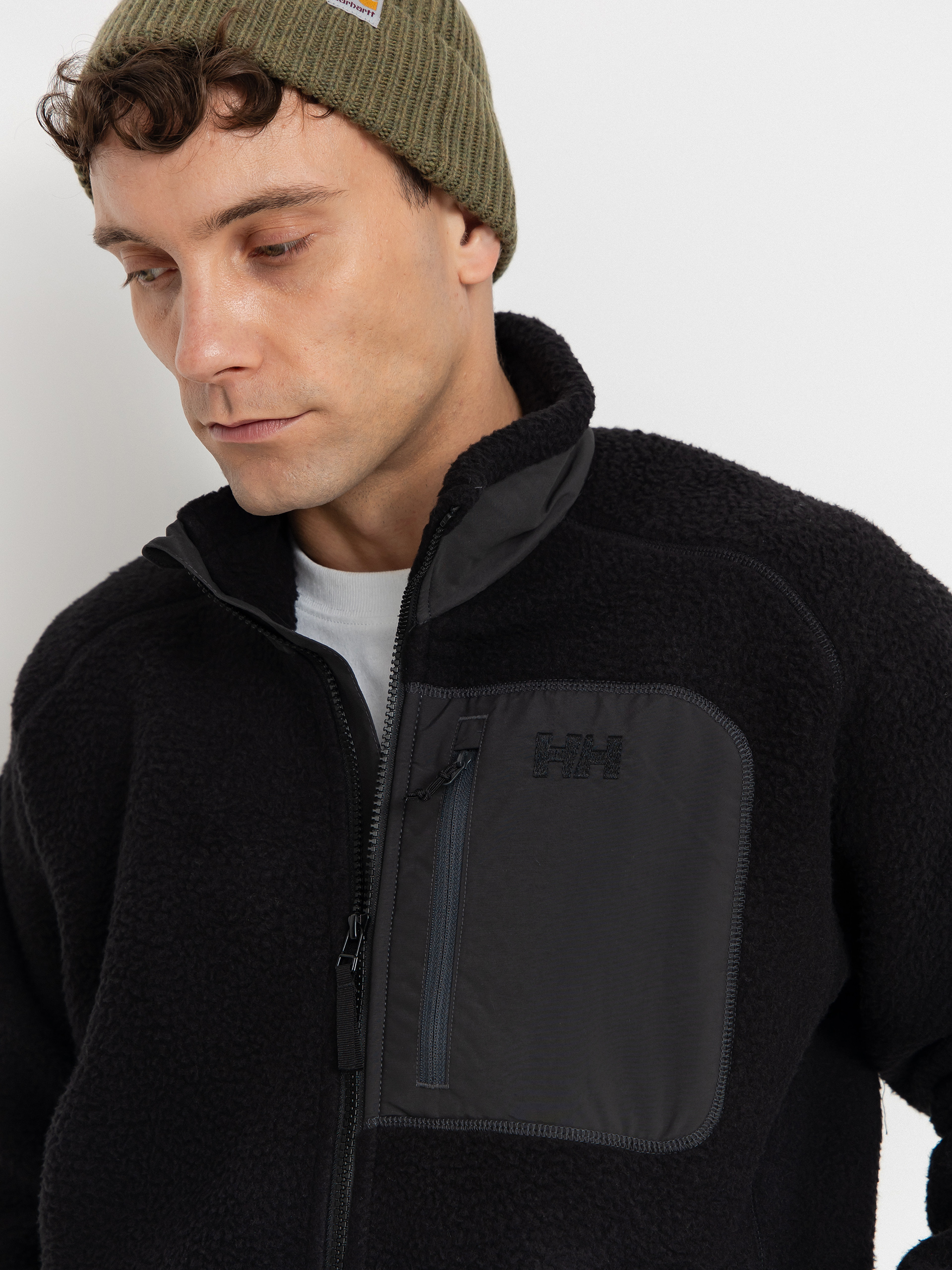 Pánsky Flísová mikina Helly Hansen Panorama Pile Block (black)