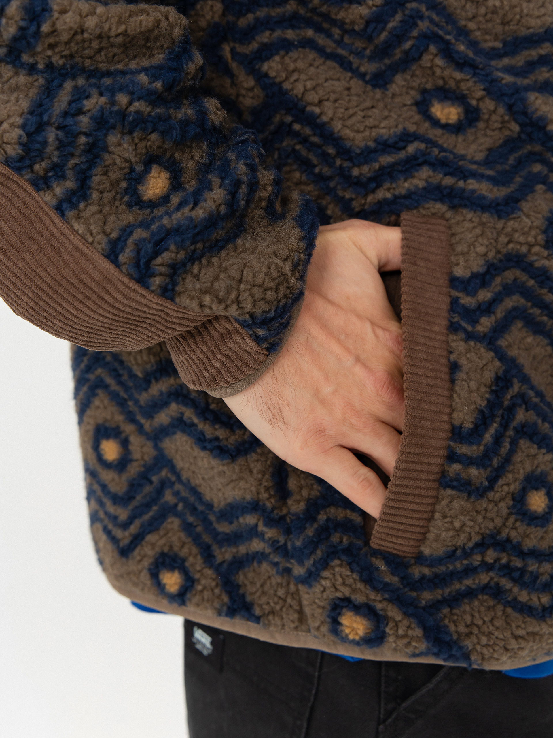 Pánsky Flísová mikina Kavu Wayside (walnut mountain)