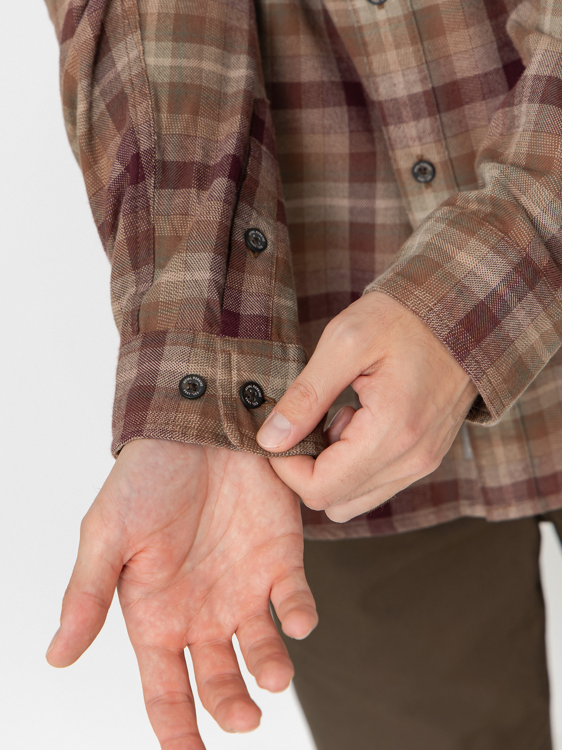 Košeľa Royal Robbins Lieback Organic Cotton Flannel (dusty olive dipsea pld)