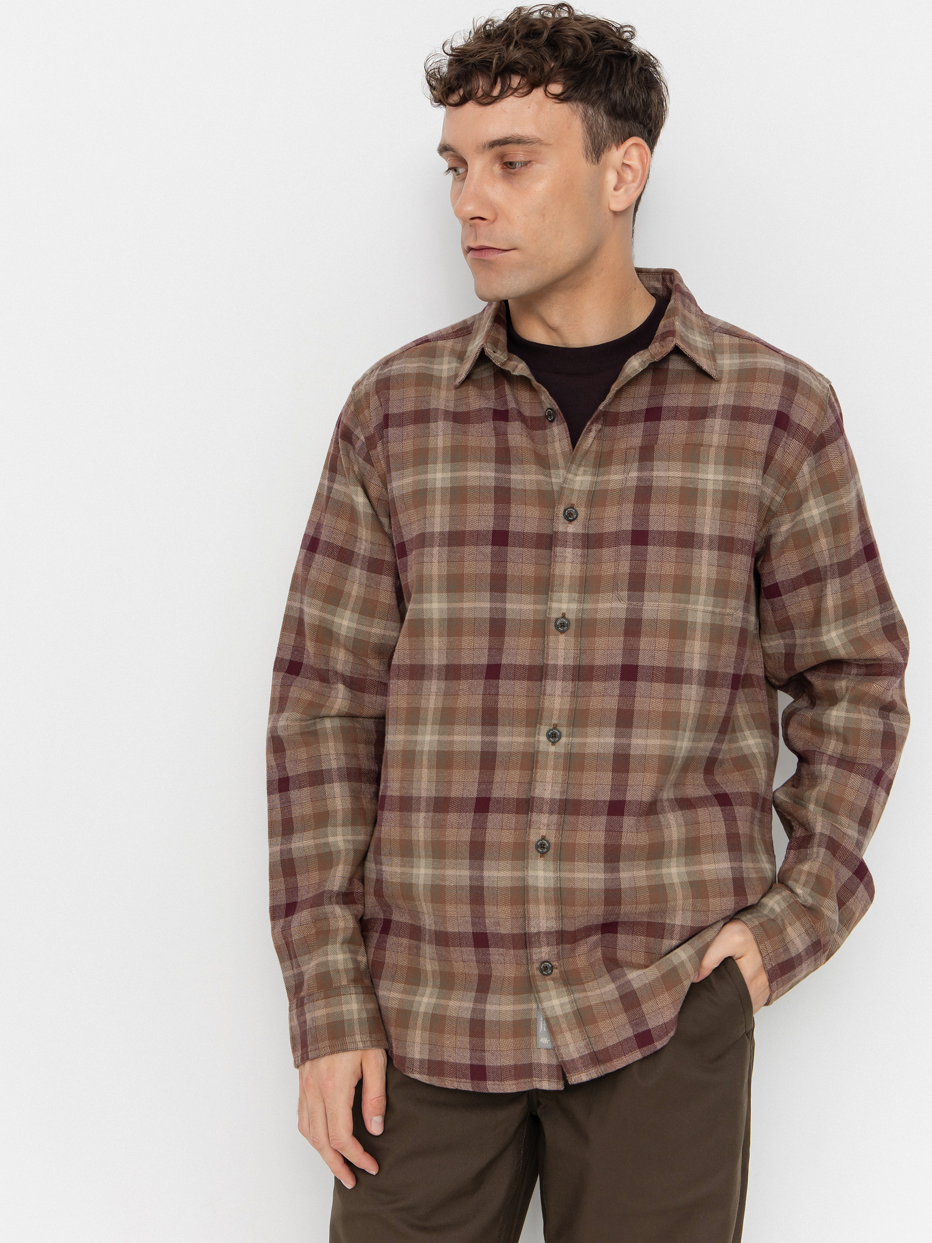 Kou0161eu013ea Royal Robbins Lieback Organic Cotton Flannel (dusty olive dipsea pld)