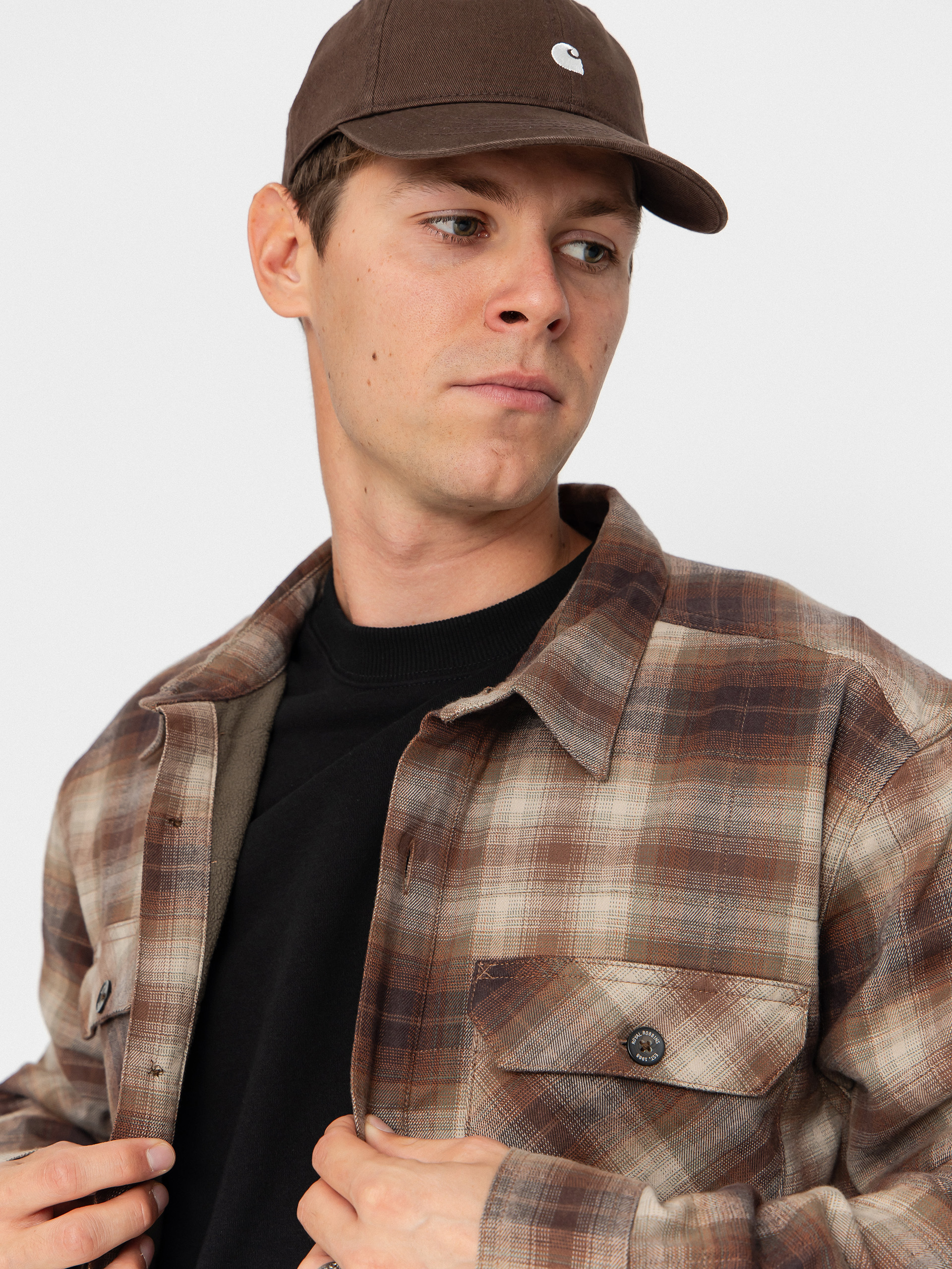 Košeľa Royal Robbins Snowcap Lined Flannel (seal brown tioga pld)